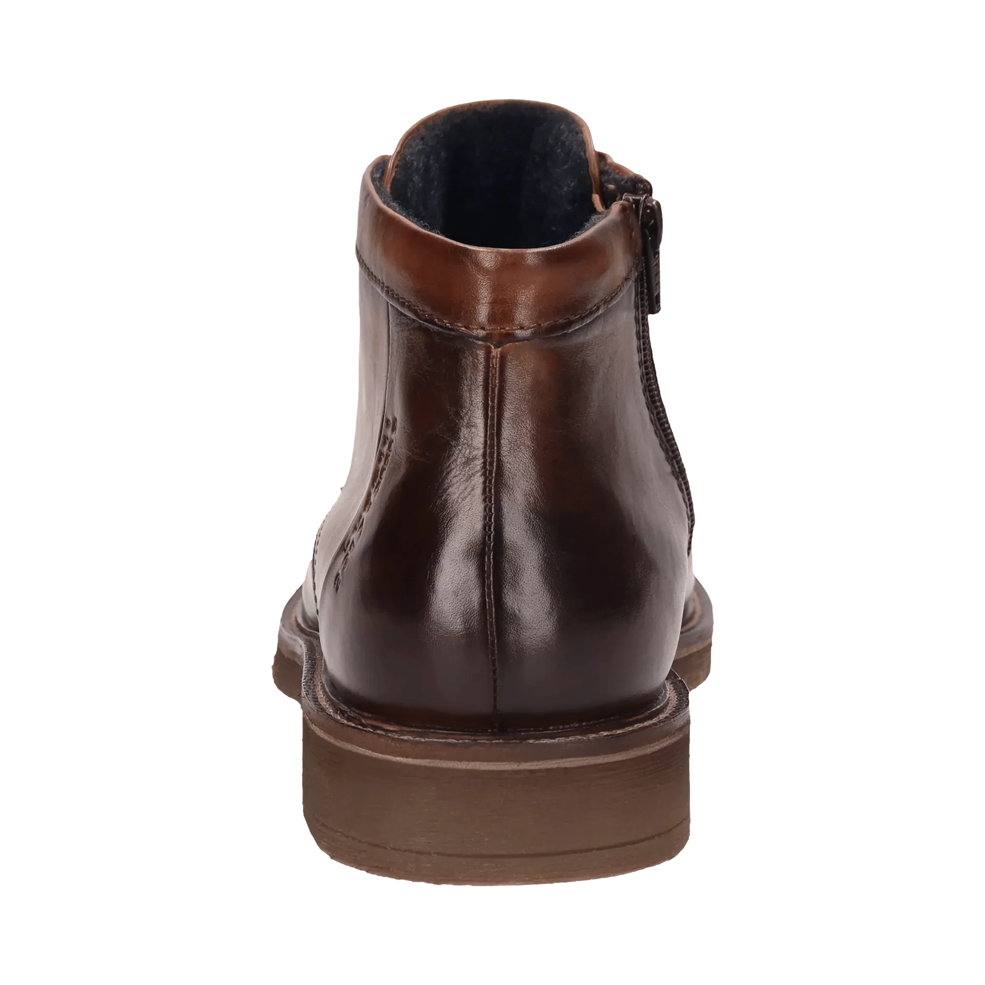 Leder Schnürstiefel cognac - Image 3