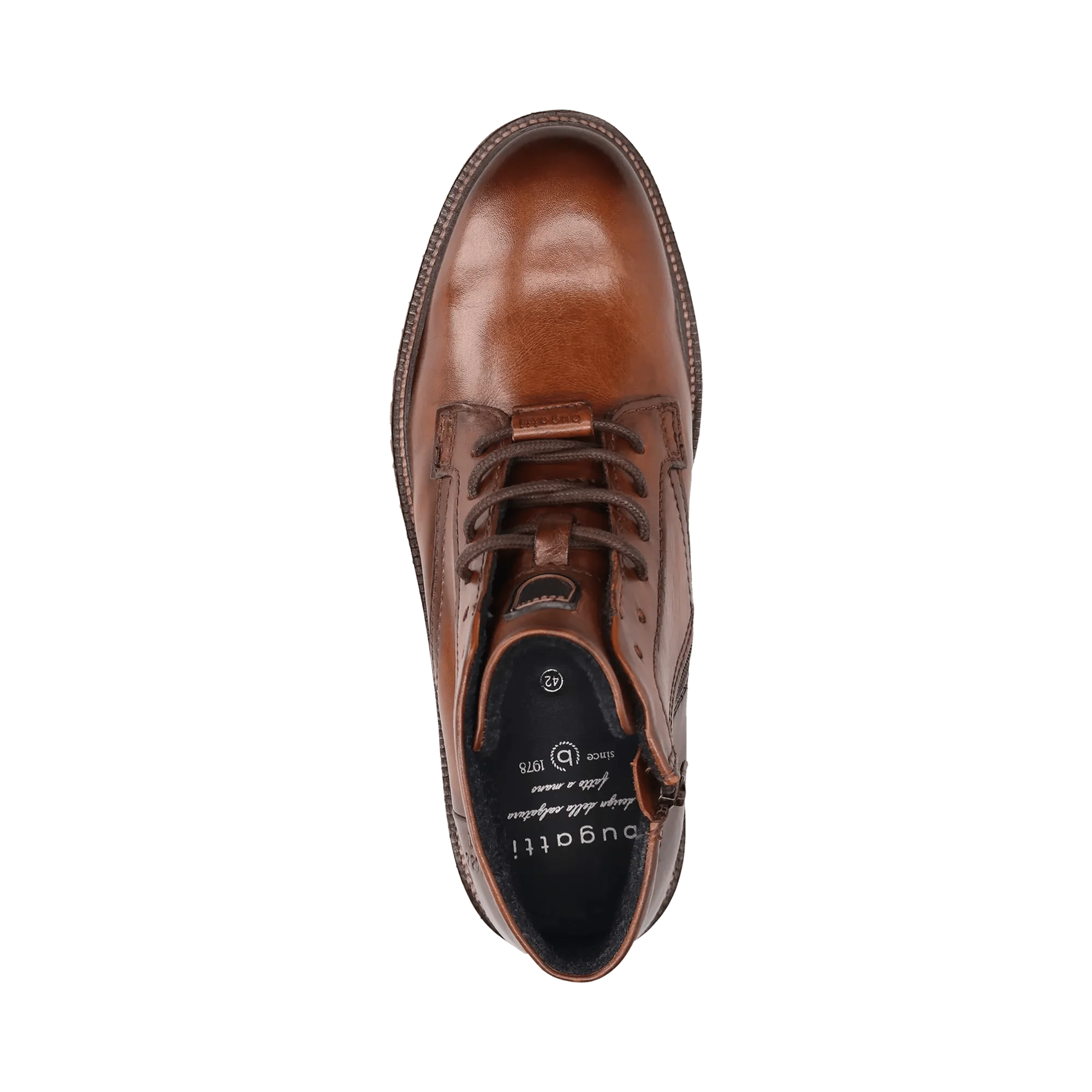Leder Schnürstiefel cognac - Image 6