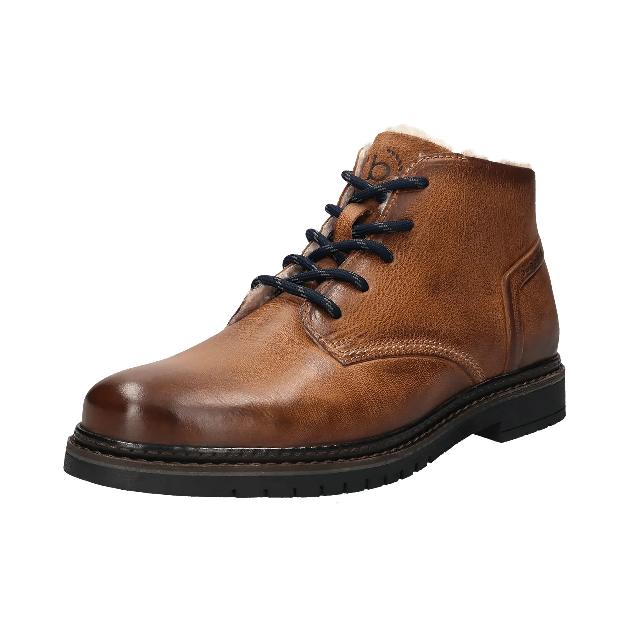 Leder Schnürstiefel cognac - Image 2