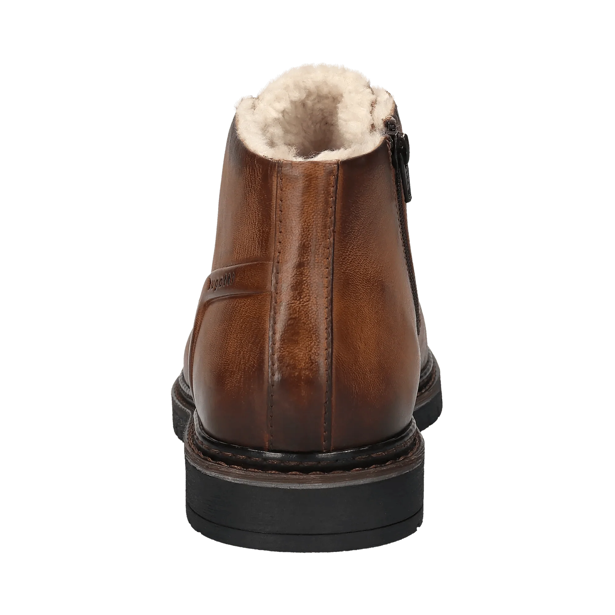 Leder Schnürstiefel cognac - Image 3