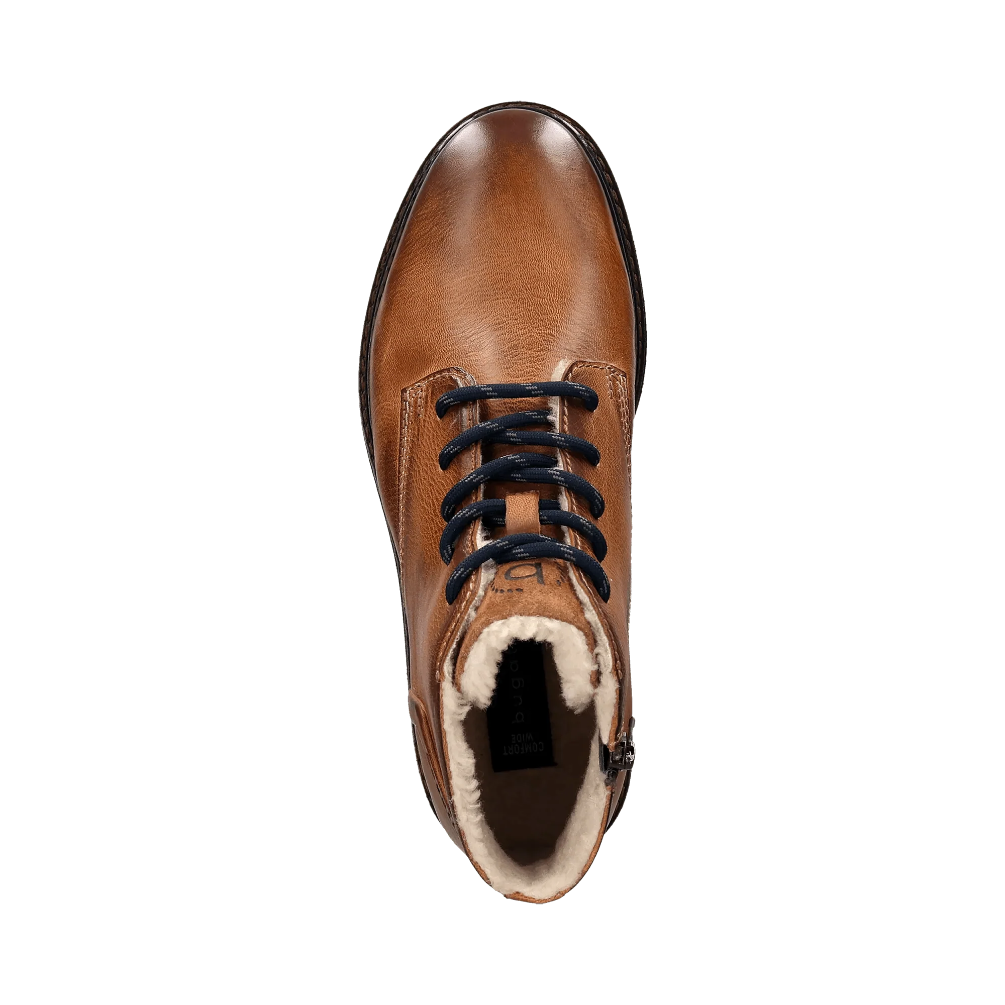 Leder Schnürstiefel cognac - Image 5