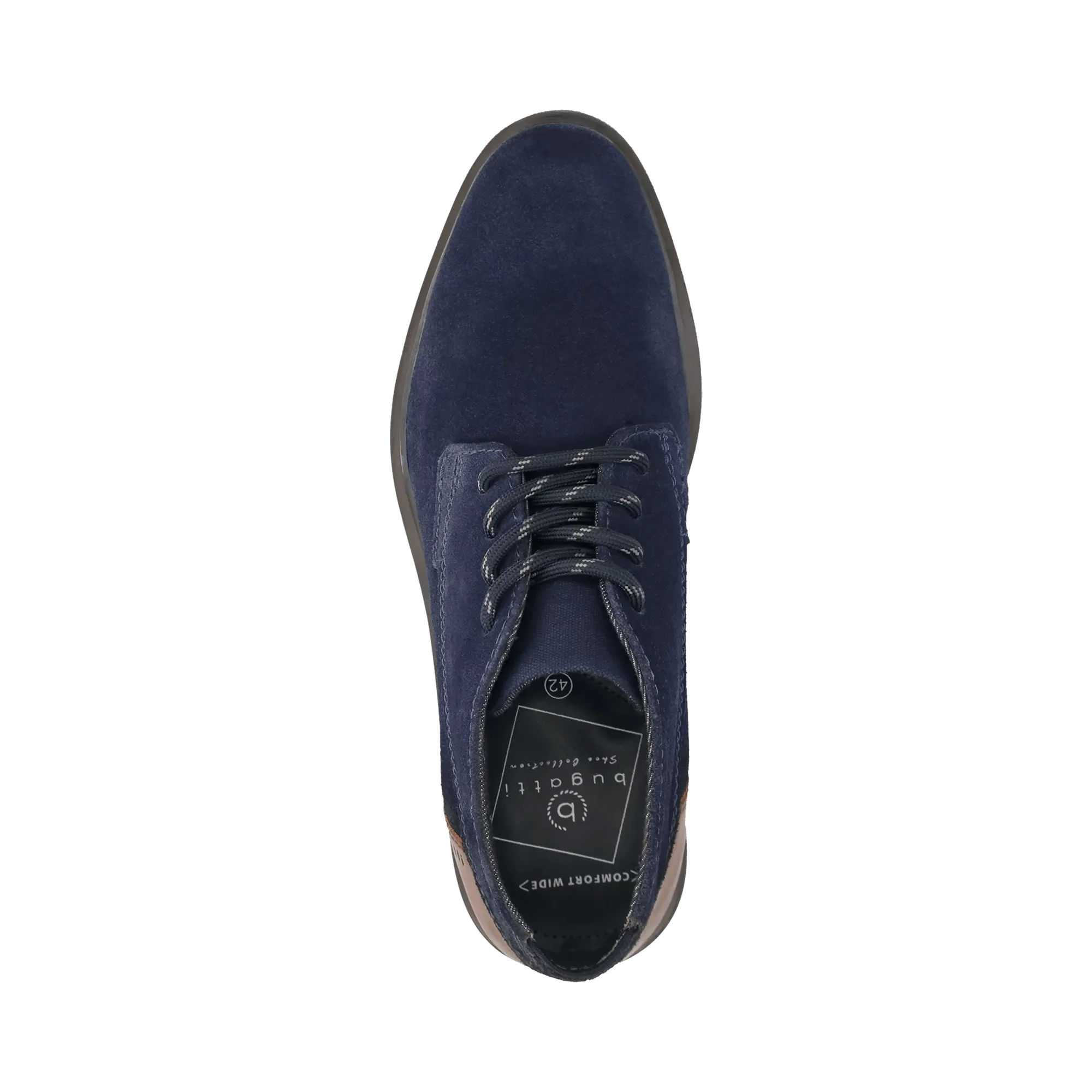 Leder Schnürstiefel dunkelblau - Image 6