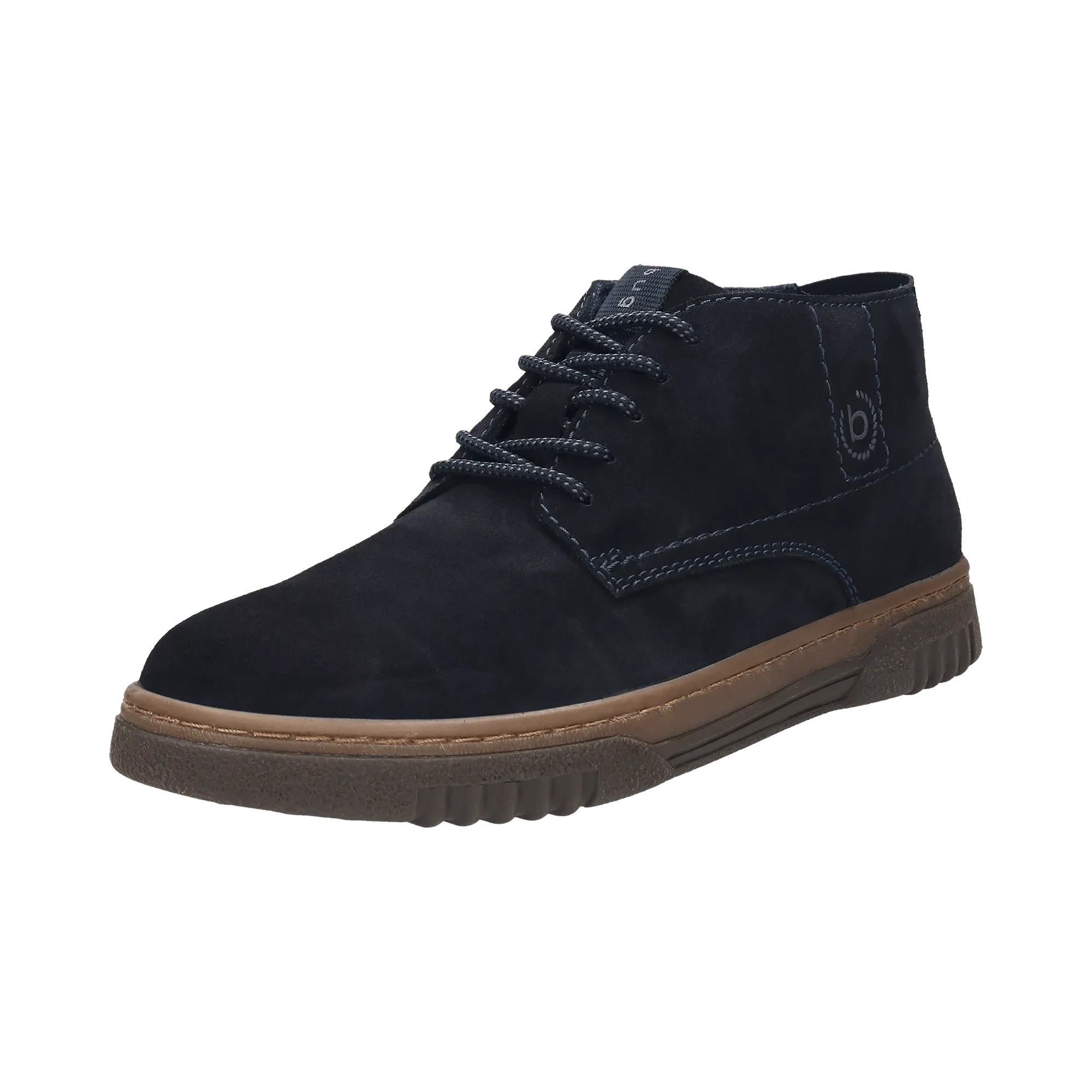 Leder Schnürstiefel dunkelblau - Image 2