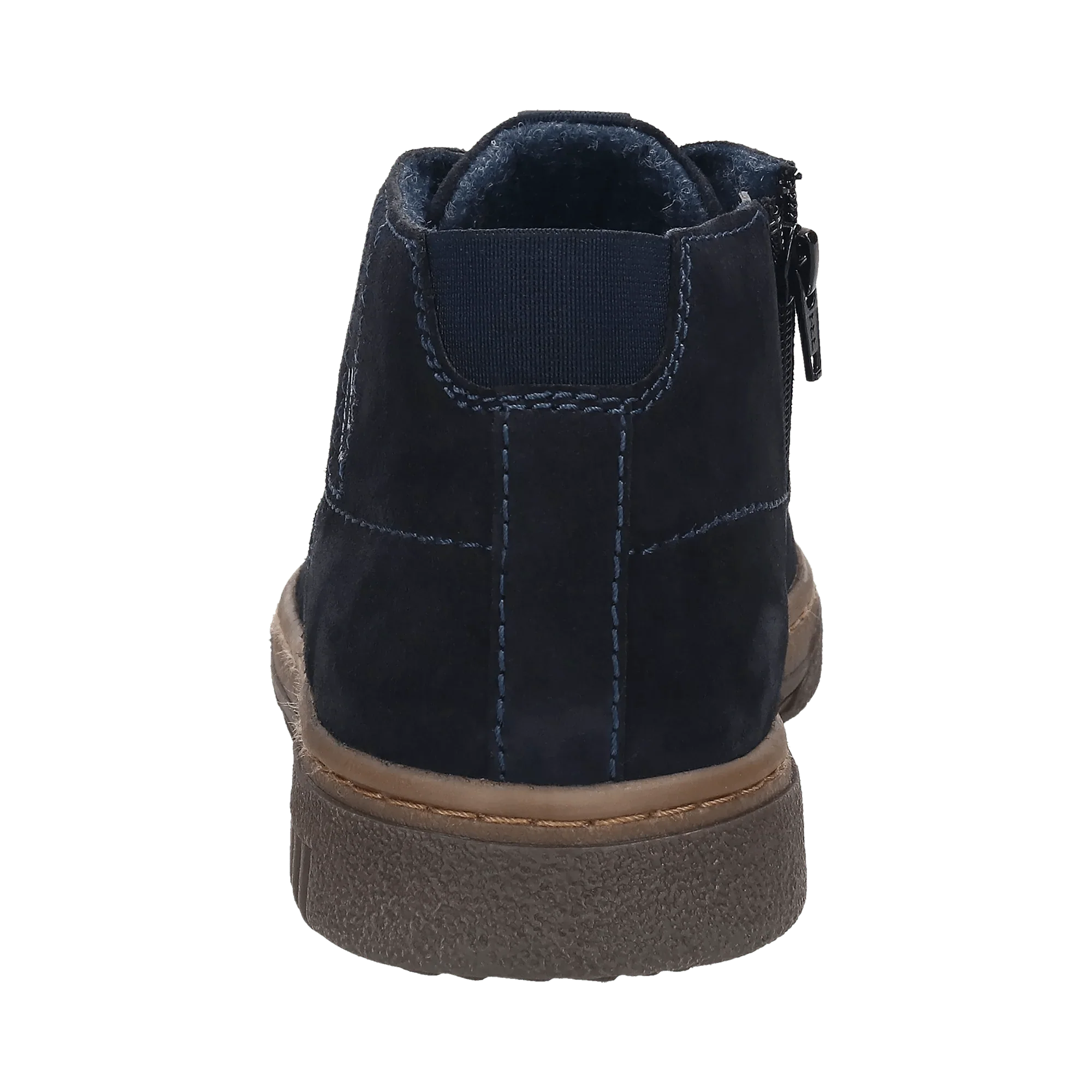 Leder Schnürstiefel dunkelblau - Image 3