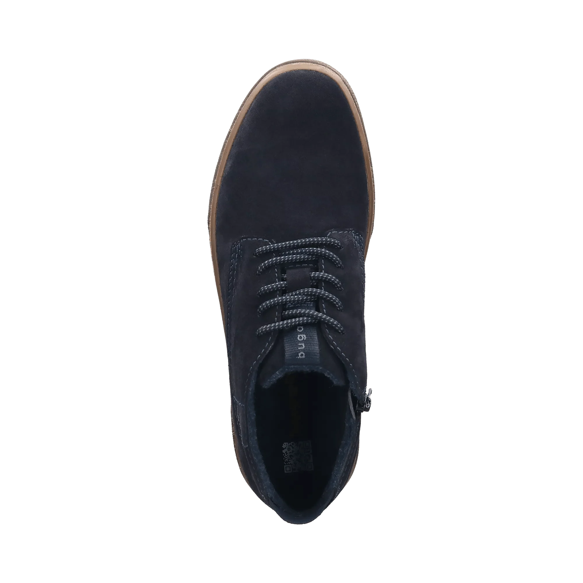 Leder Schnürstiefel dunkelblau - Image 5