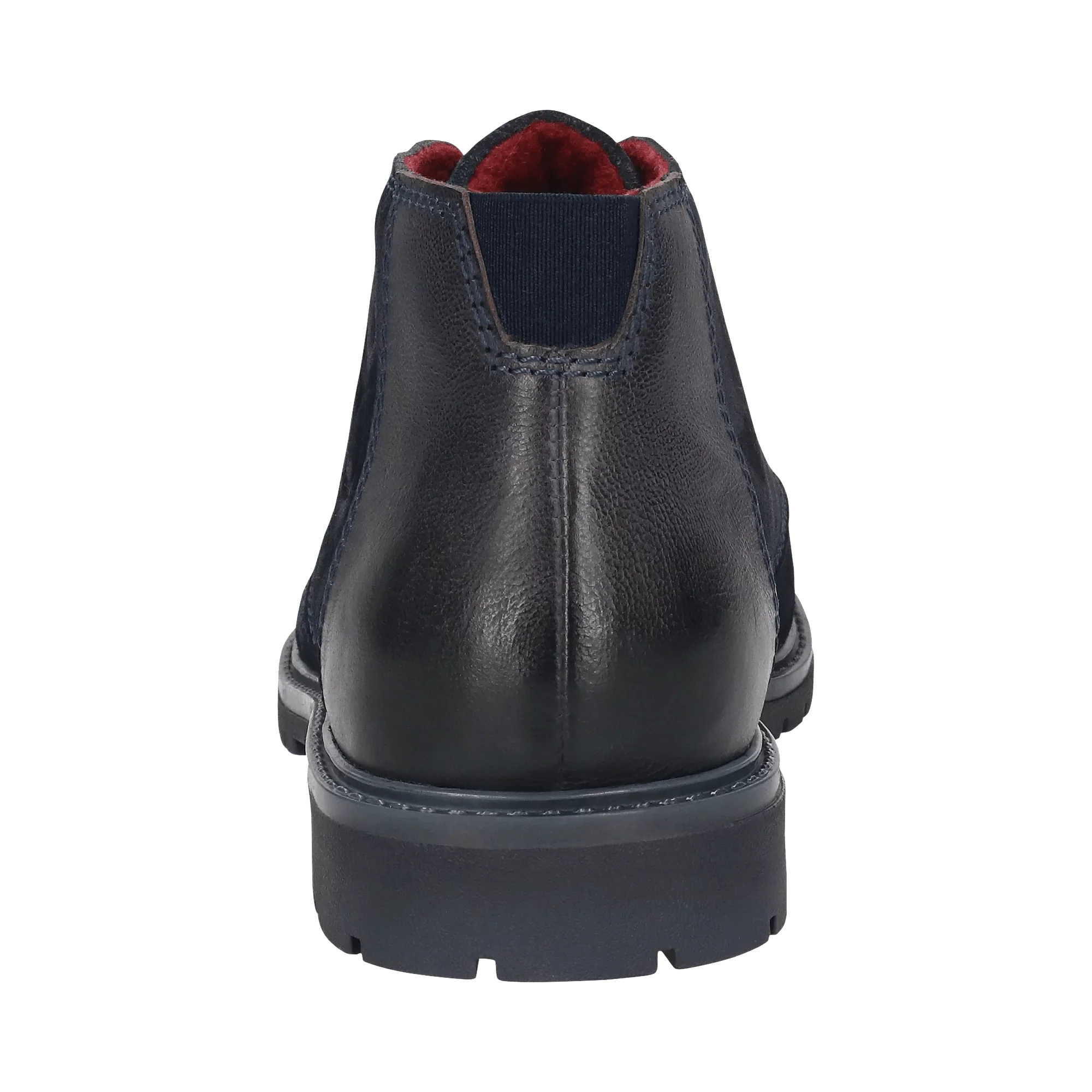 Leder Schnürstiefel dunkelblau - Image 3