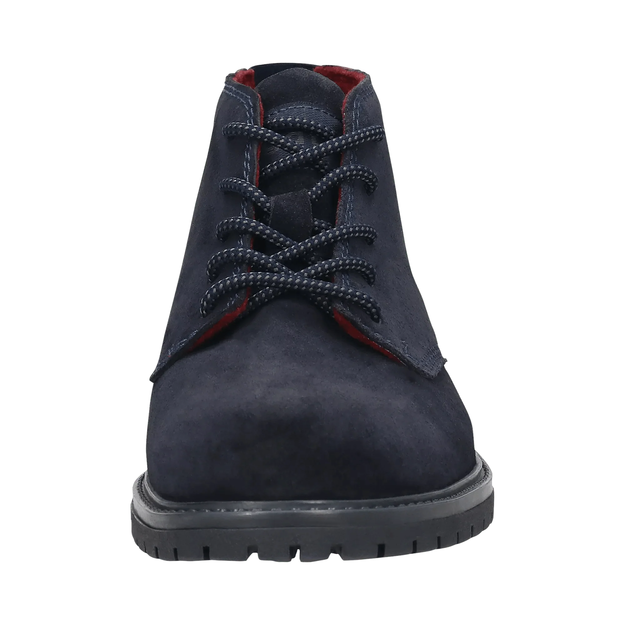 Leder Schnürstiefel dunkelblau - Image 5