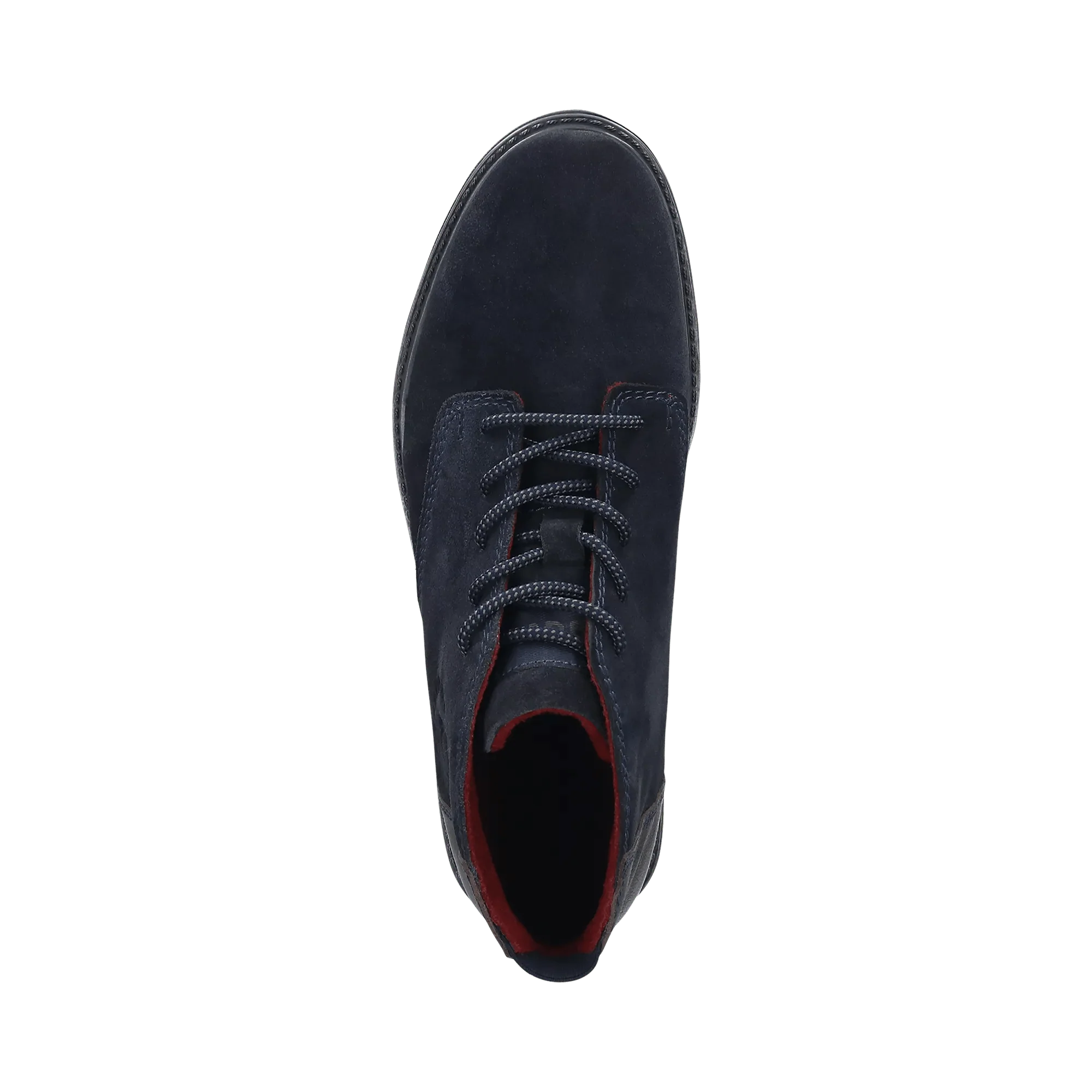 Leder Schnürstiefel dunkelblau - Image 6