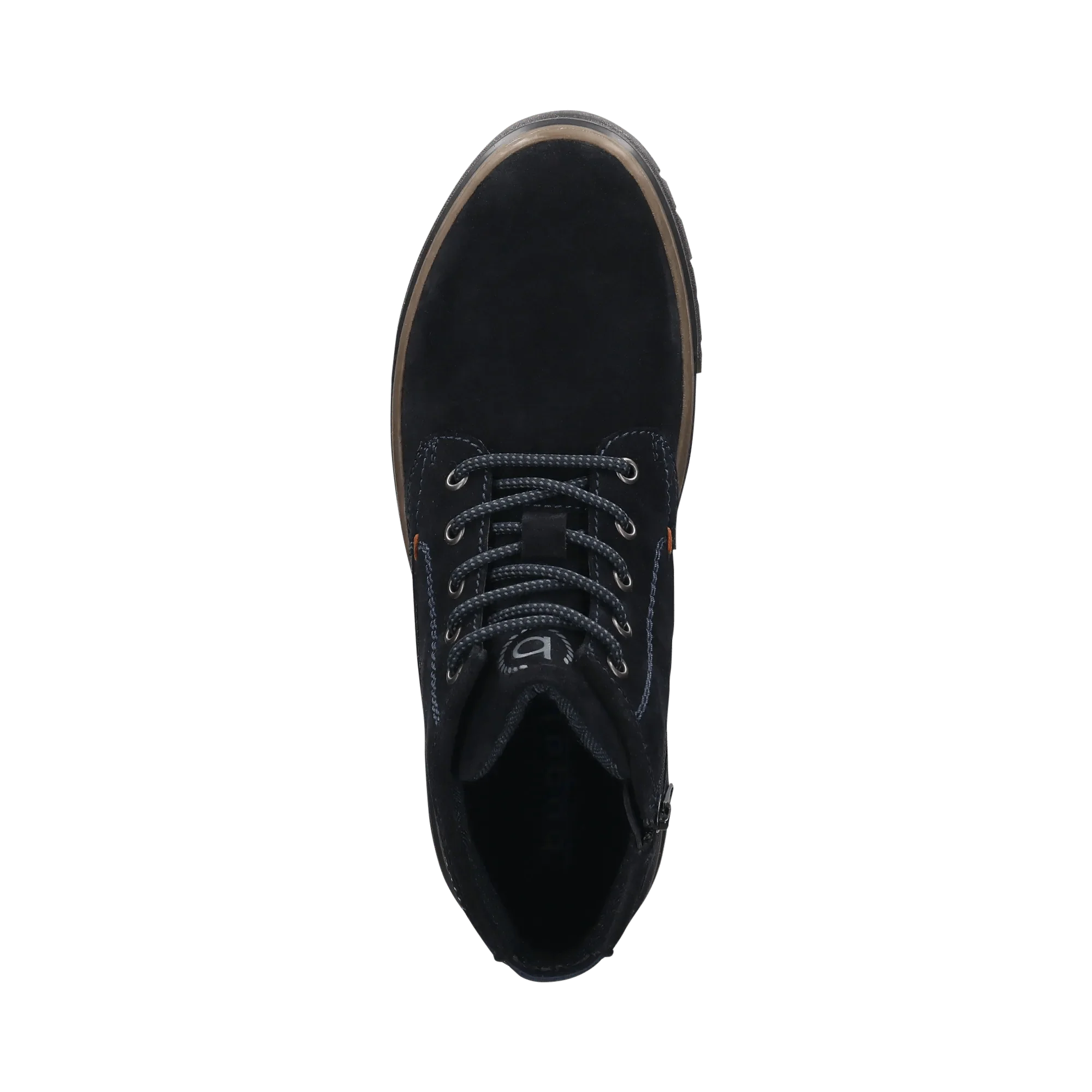 Leder Schnürstiefel dunkelblau - Image 6