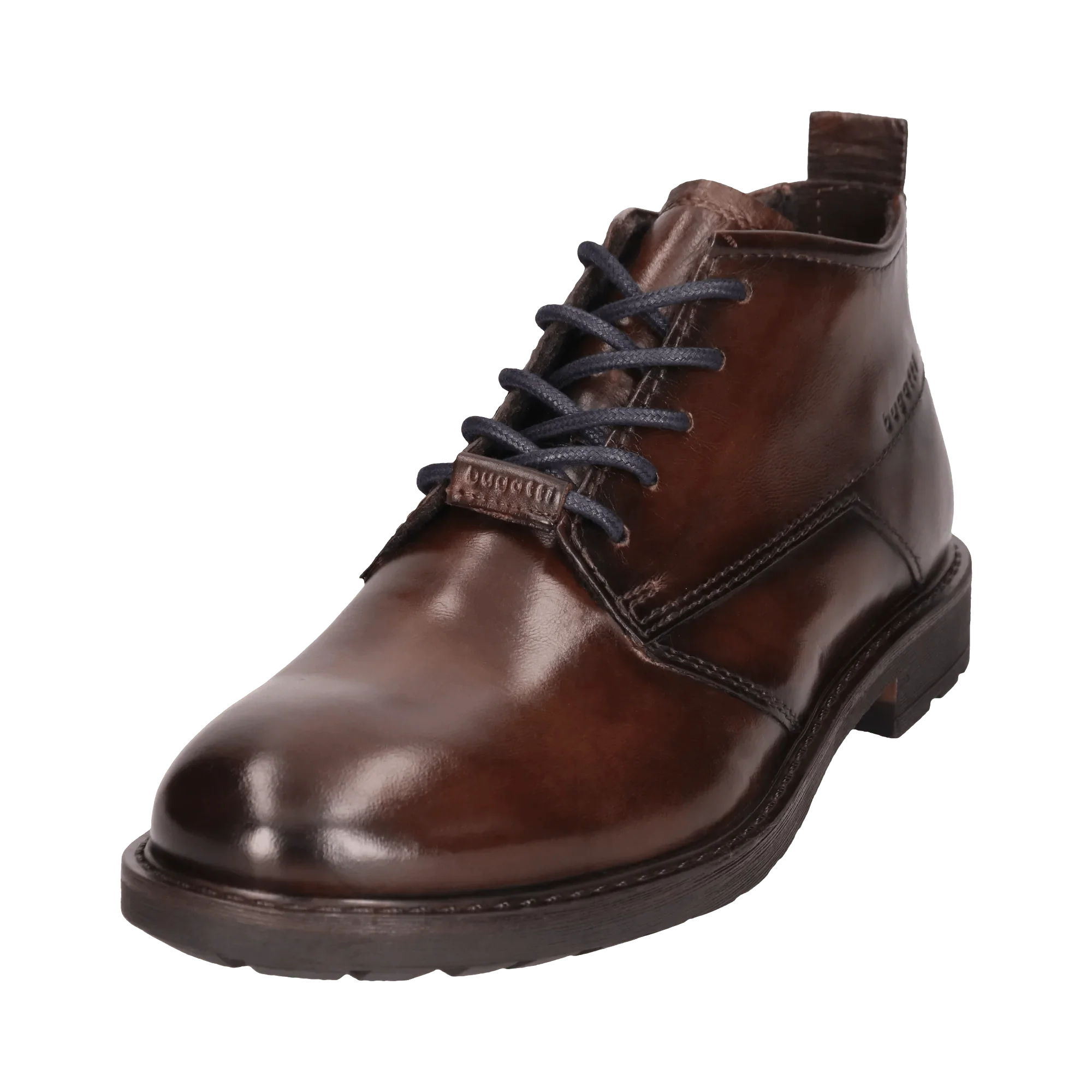 Leder Schnürstiefel dunkelbraun - Image 2