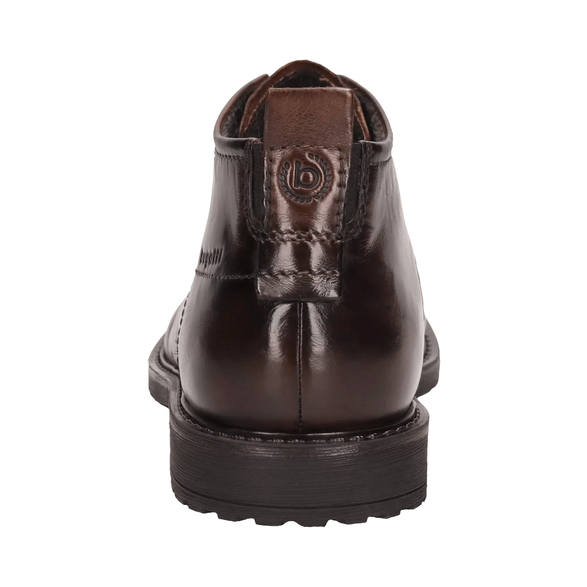 Leder Schnürstiefel dunkelbraun - Image 3
