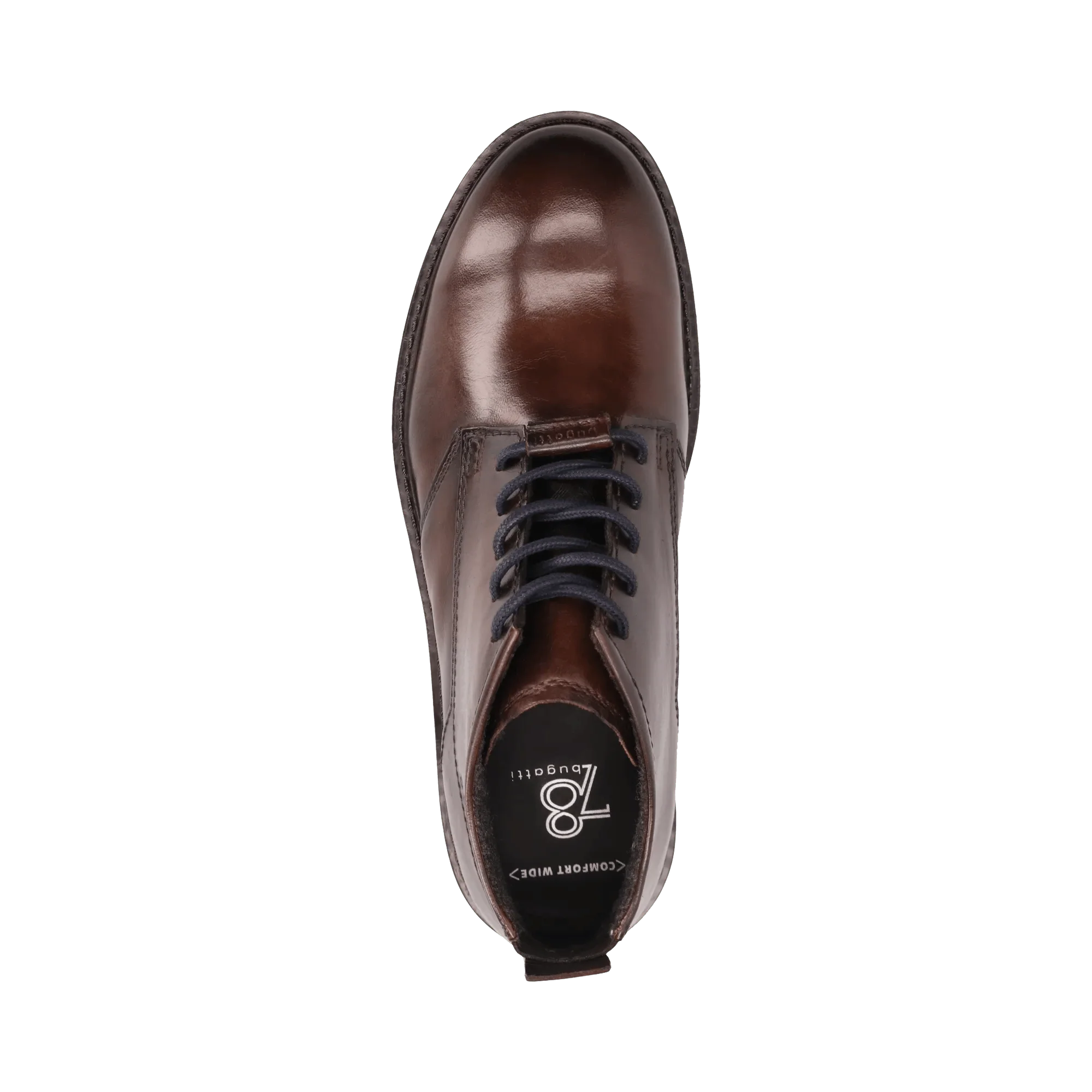 Leder Schnürstiefel dunkelbraun - Image 6