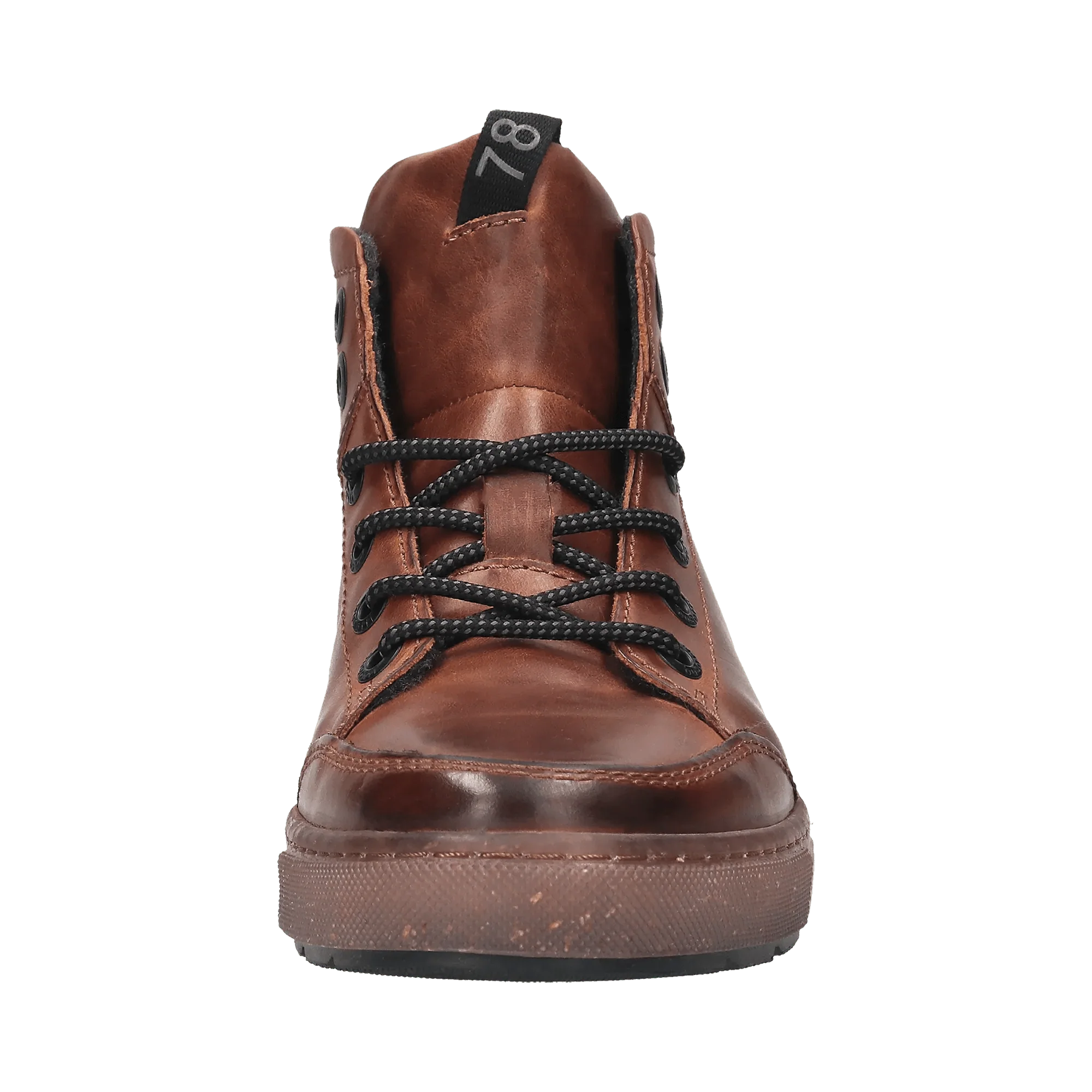 Leder Schnürstiefel dunkelbraun - Image 5