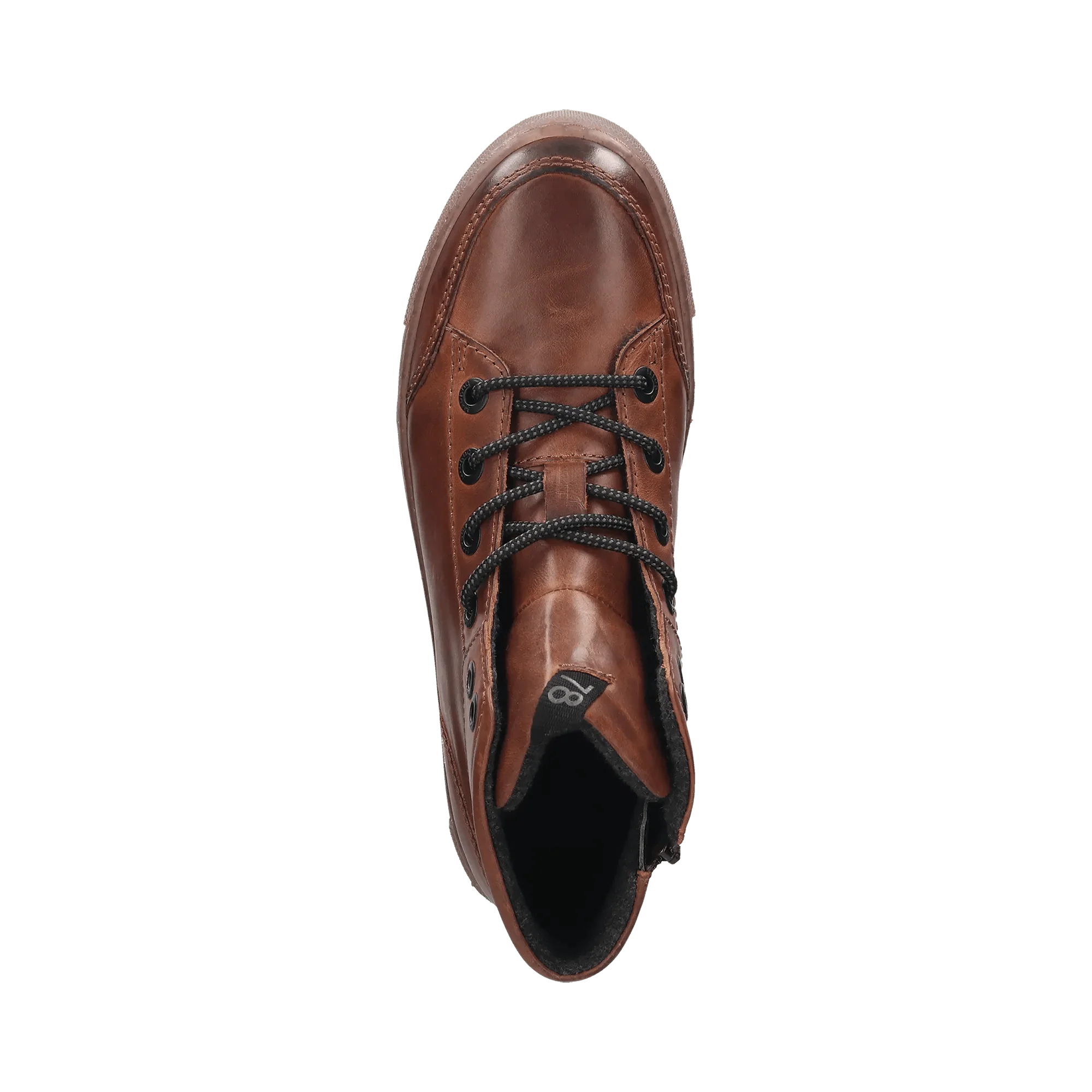 Leder Schnürstiefel dunkelbraun - Image 6
