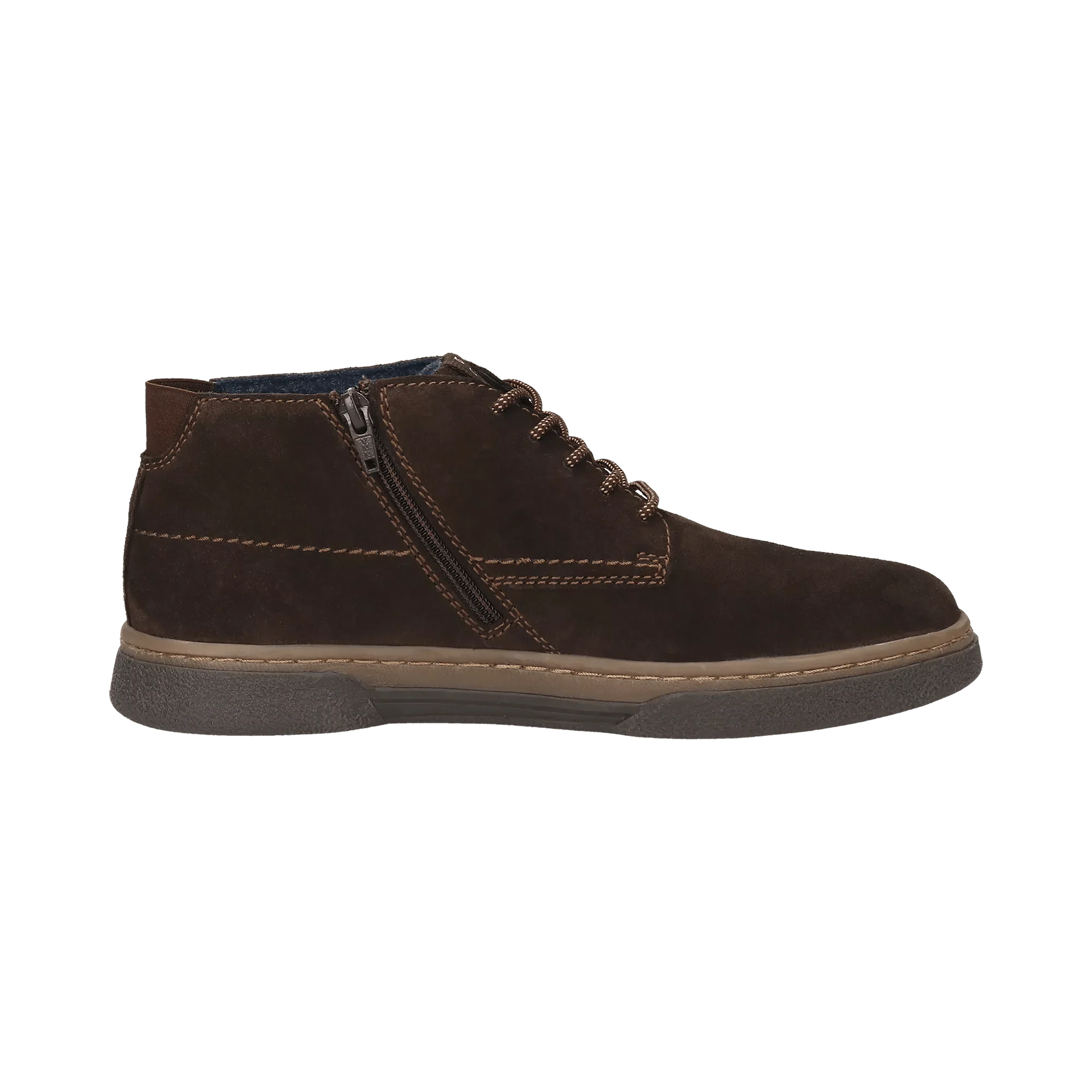 Leder Schnürstiefel dunkelbraun - Image 4