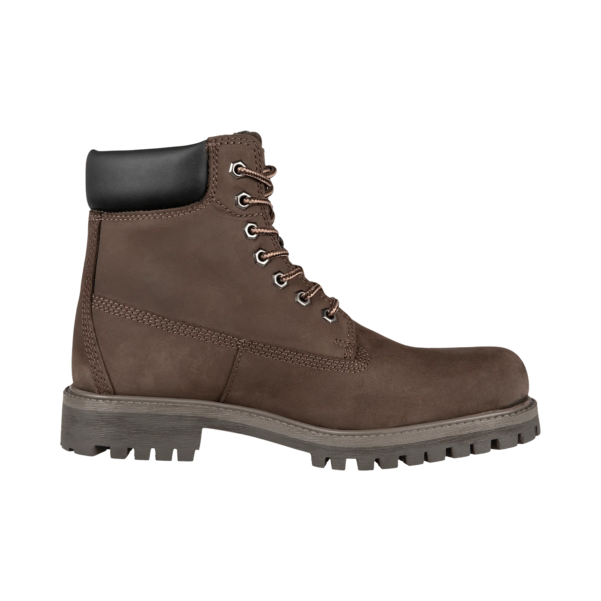 Leder Schnürstiefel dunkelbraun - Image 4