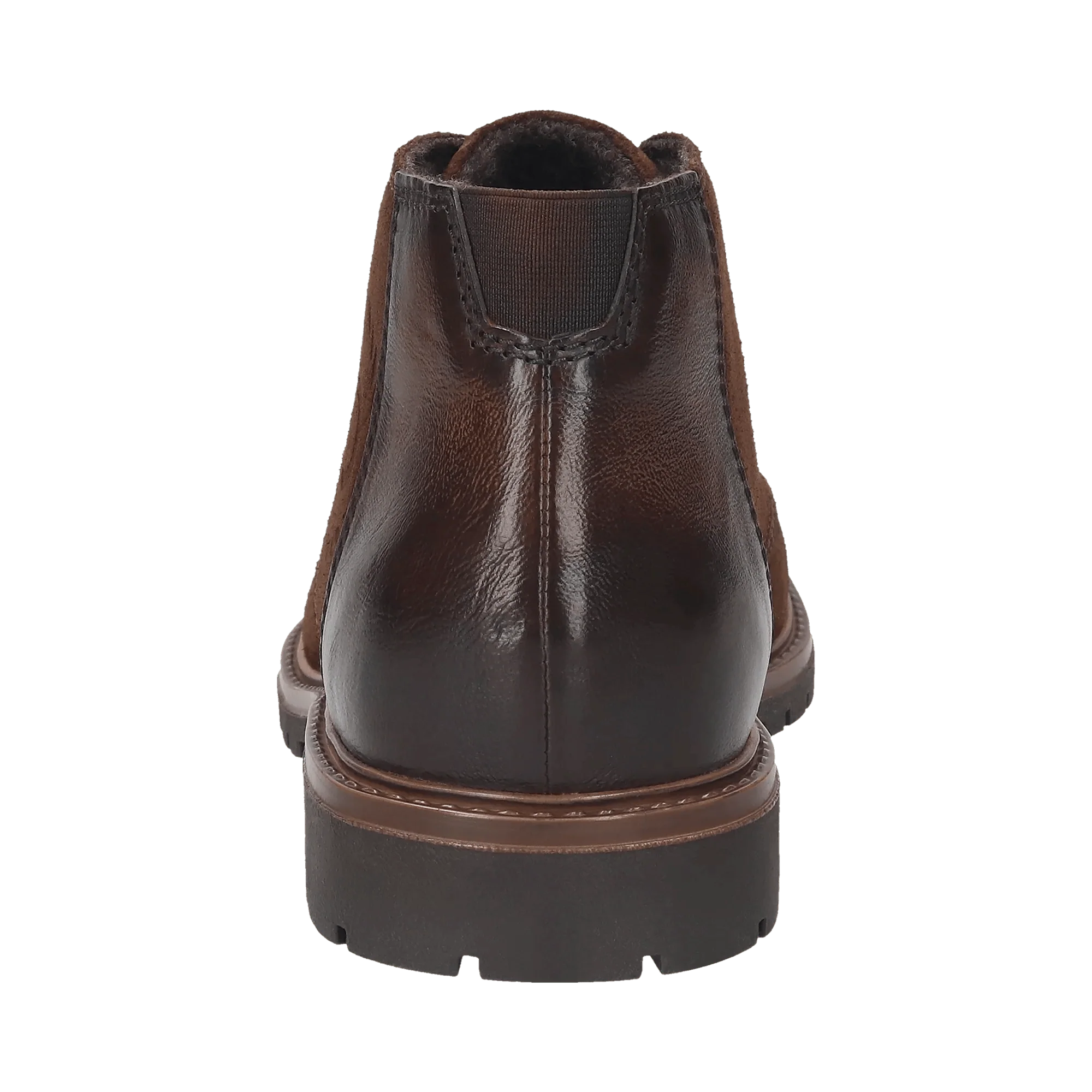 Leder Schnürstiefel dunkelbraun - Image 3