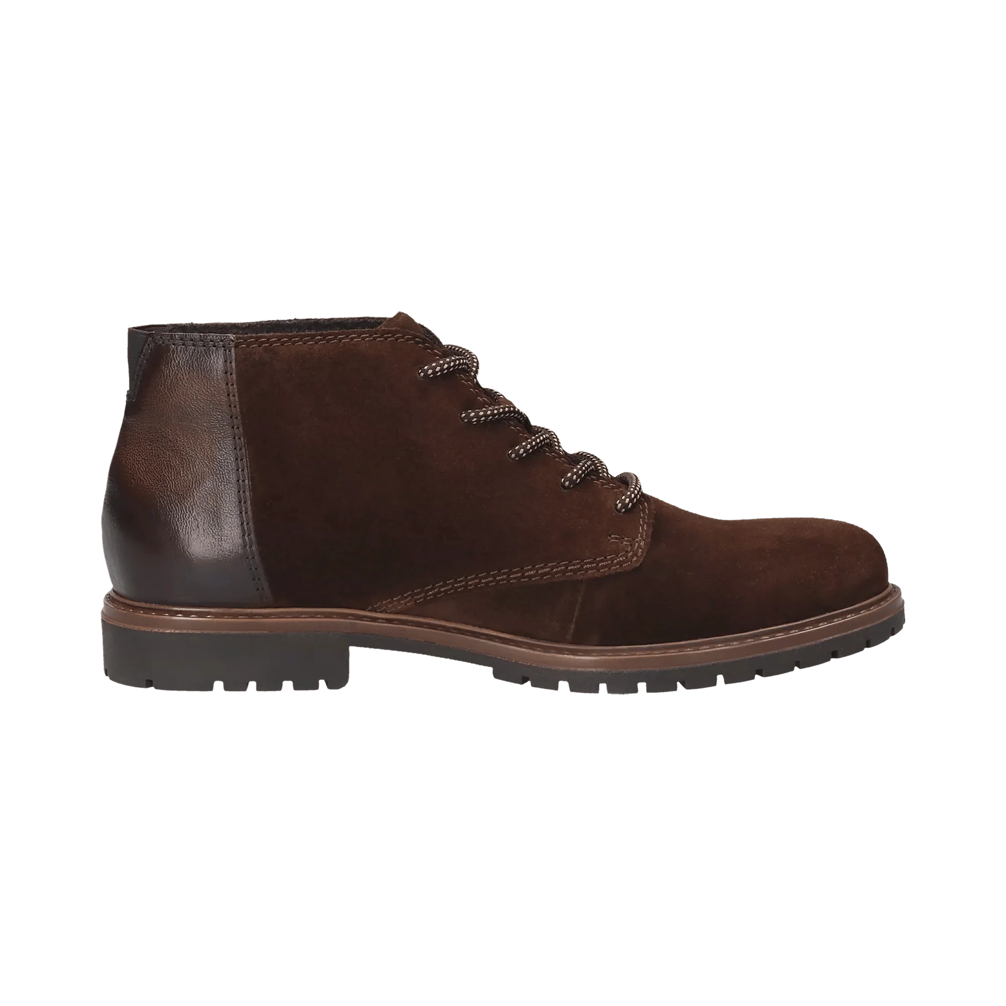 Leder Schnürstiefel dunkelbraun - Image 4