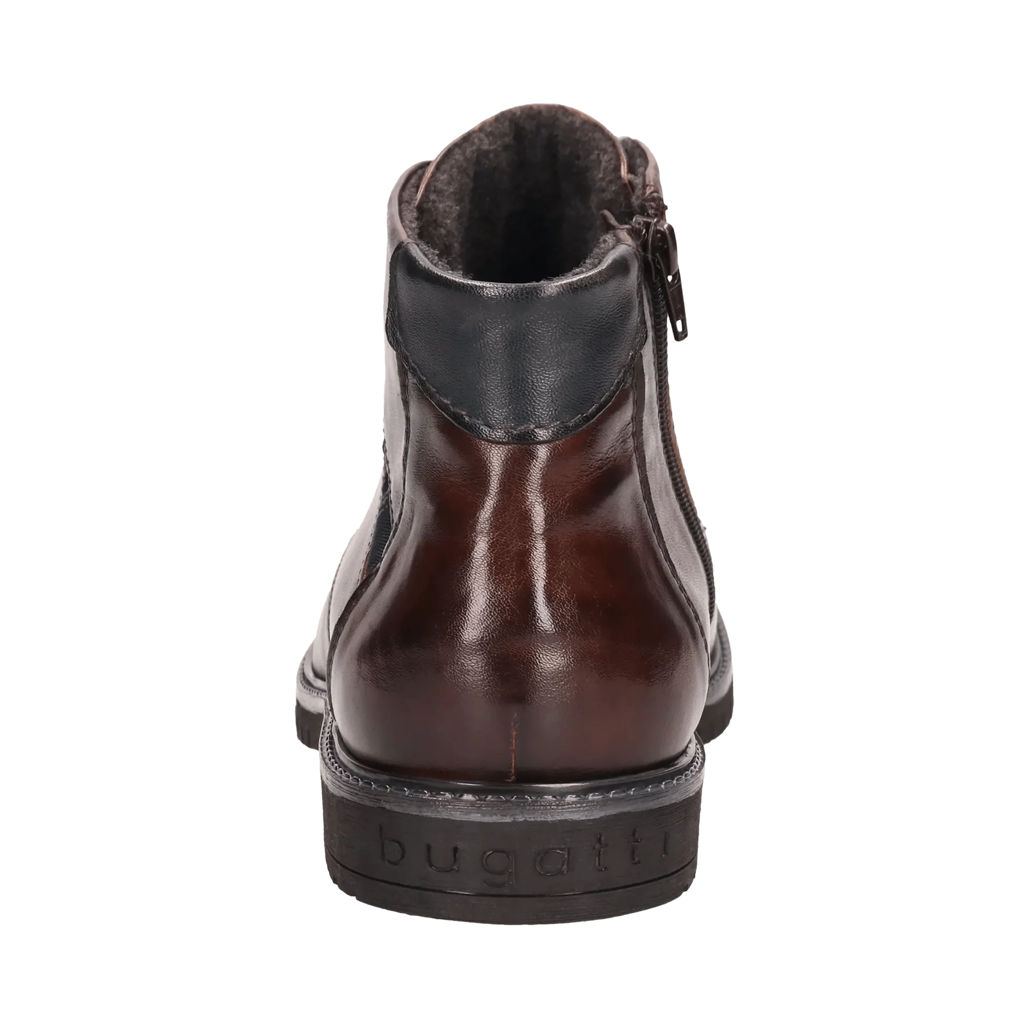Leder Schnürstiefel dunkelbraun - Image 3