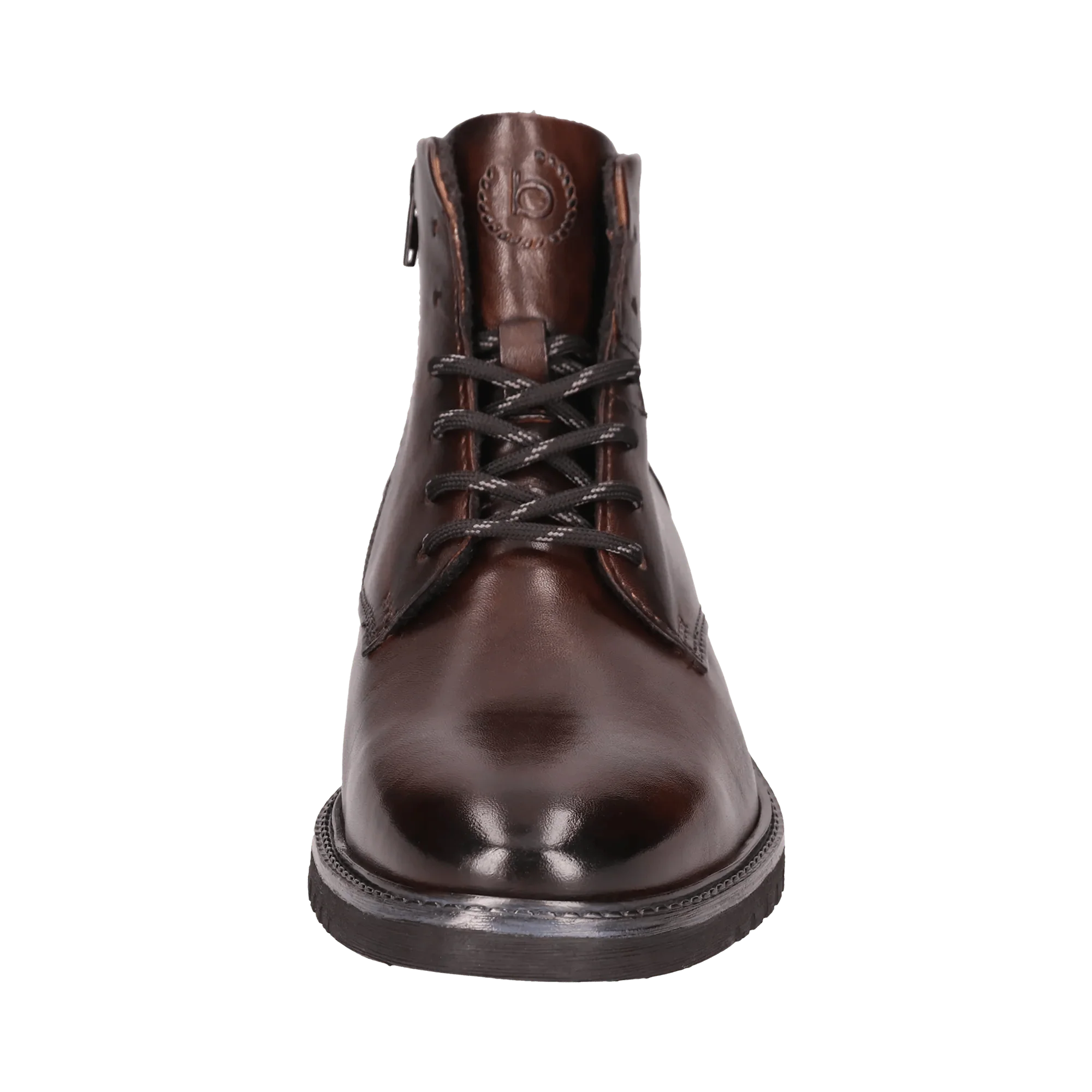 Leder Schnürstiefel dunkelbraun - Image 5