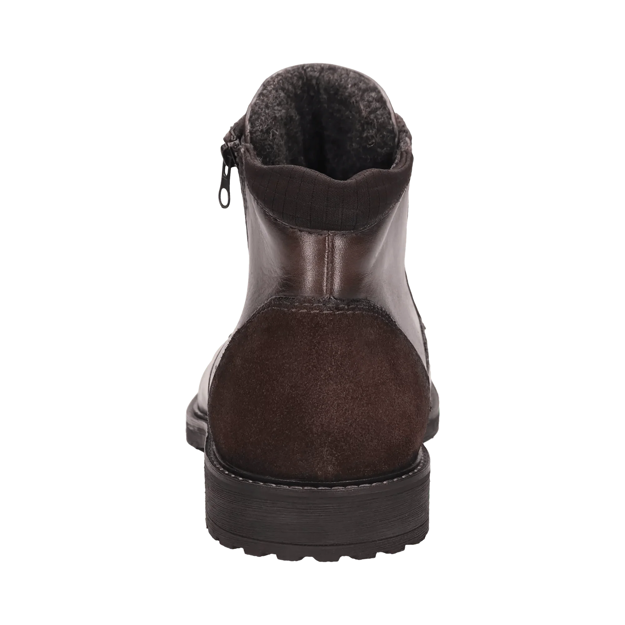 Leder Schnürstiefel dunkelgrau - Image 3