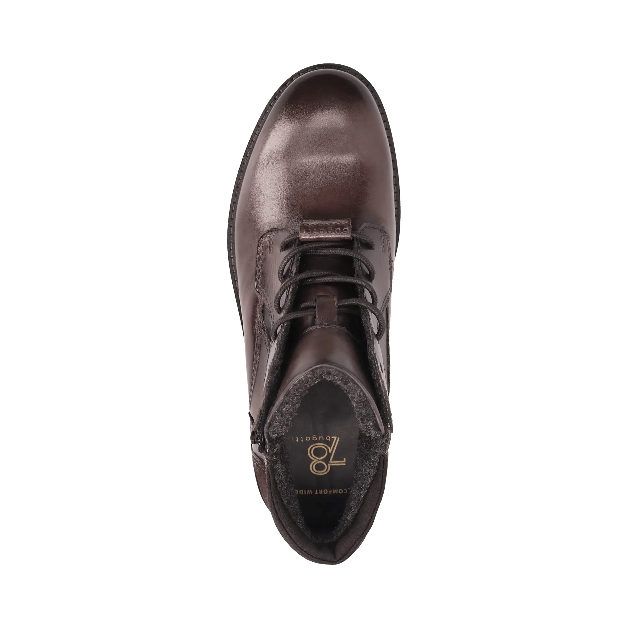 Leder Schnürstiefel dunkelgrau - Image 6