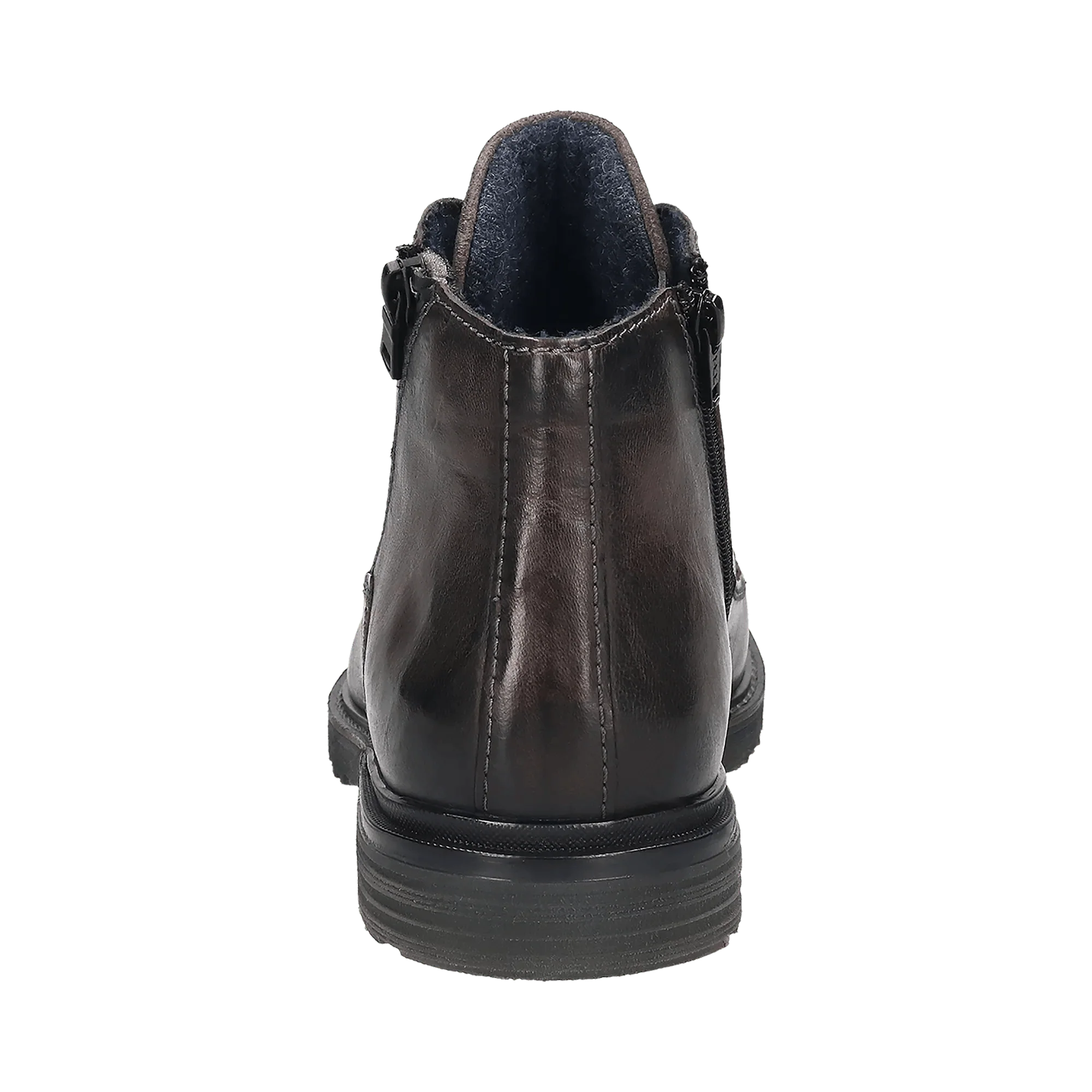 Leder Schnürstiefel dunkelgrau - Image 3