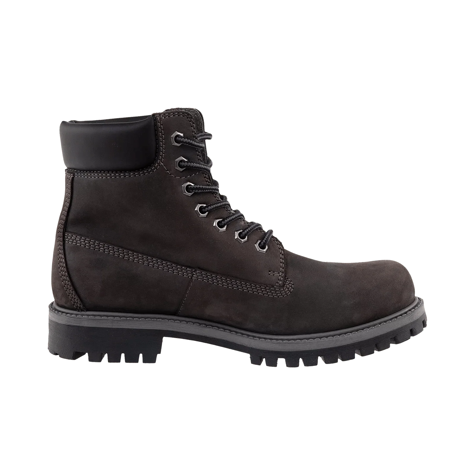 Leder Schnürstiefel dunkelgrau - Image 4