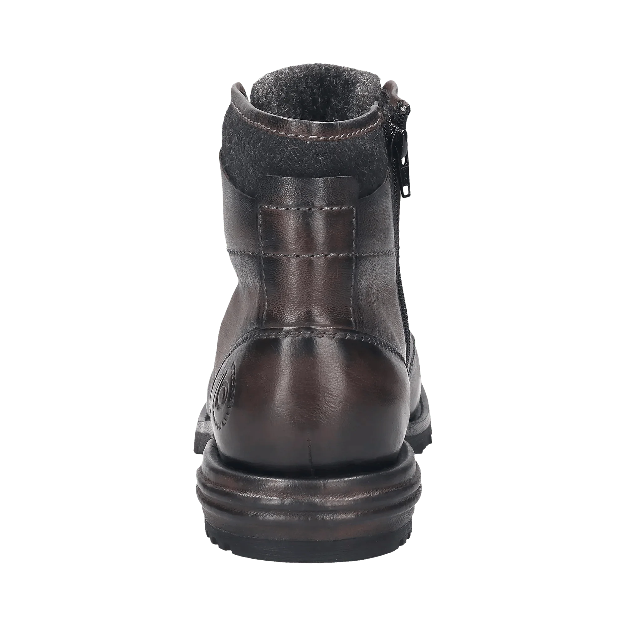Leder Schnürstiefel dunkelgrau - Image 3