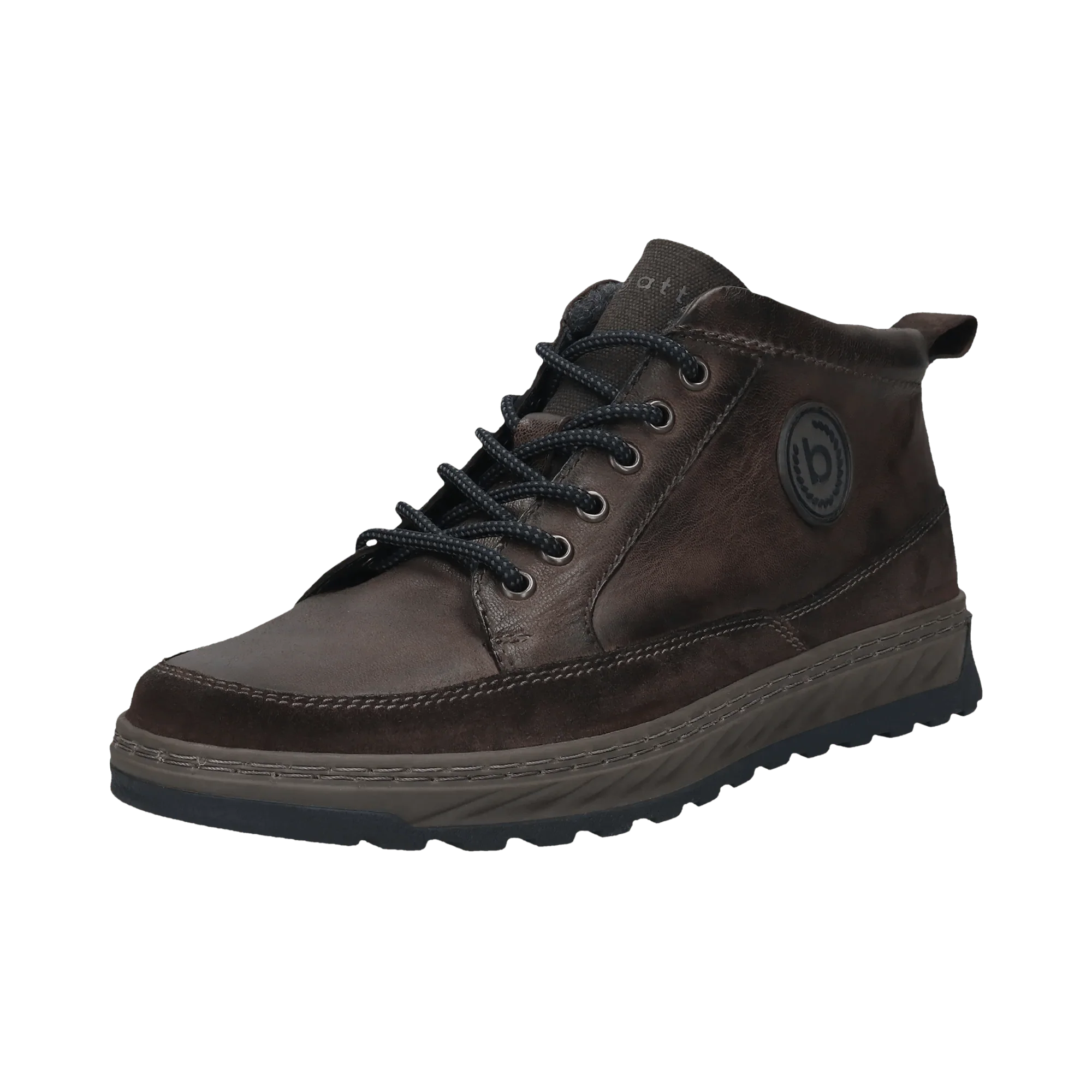 Leder Schnürstiefel dunkelgrau - Image 2