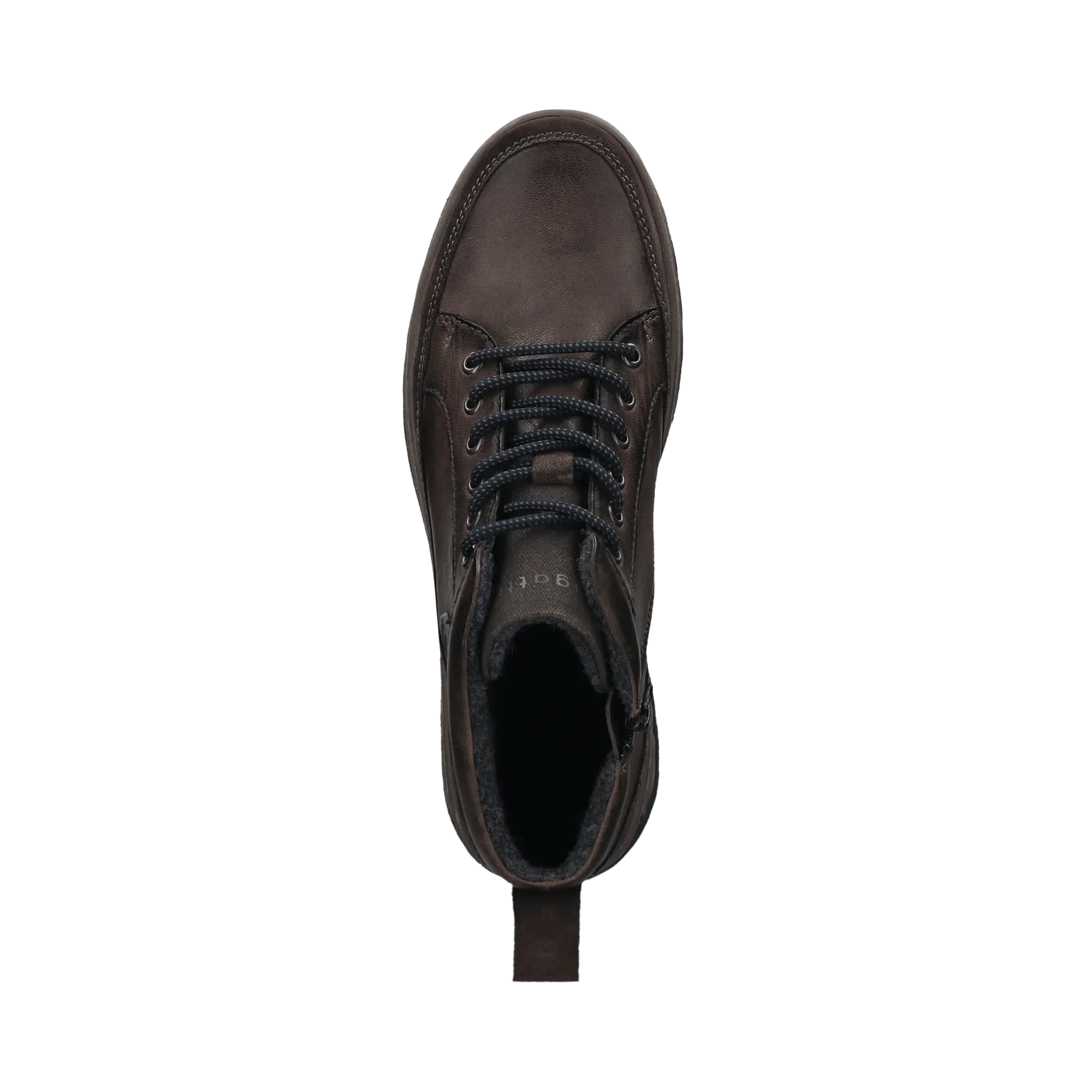 Leder Schnürstiefel dunkelgrau - Image 6