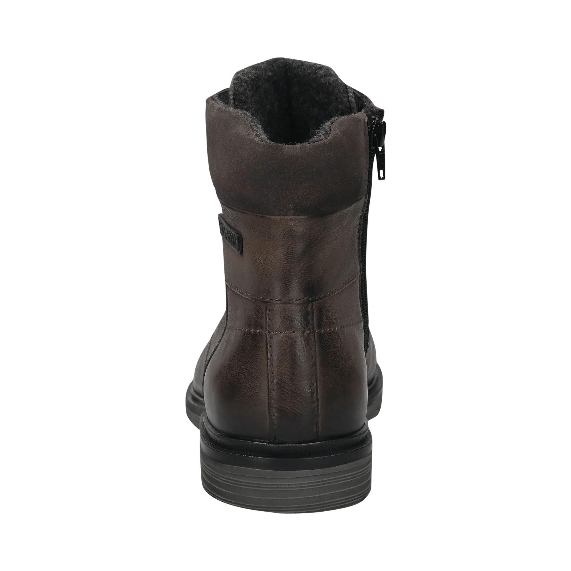 Leder Schnürstiefel dunkelgrau - Image 3