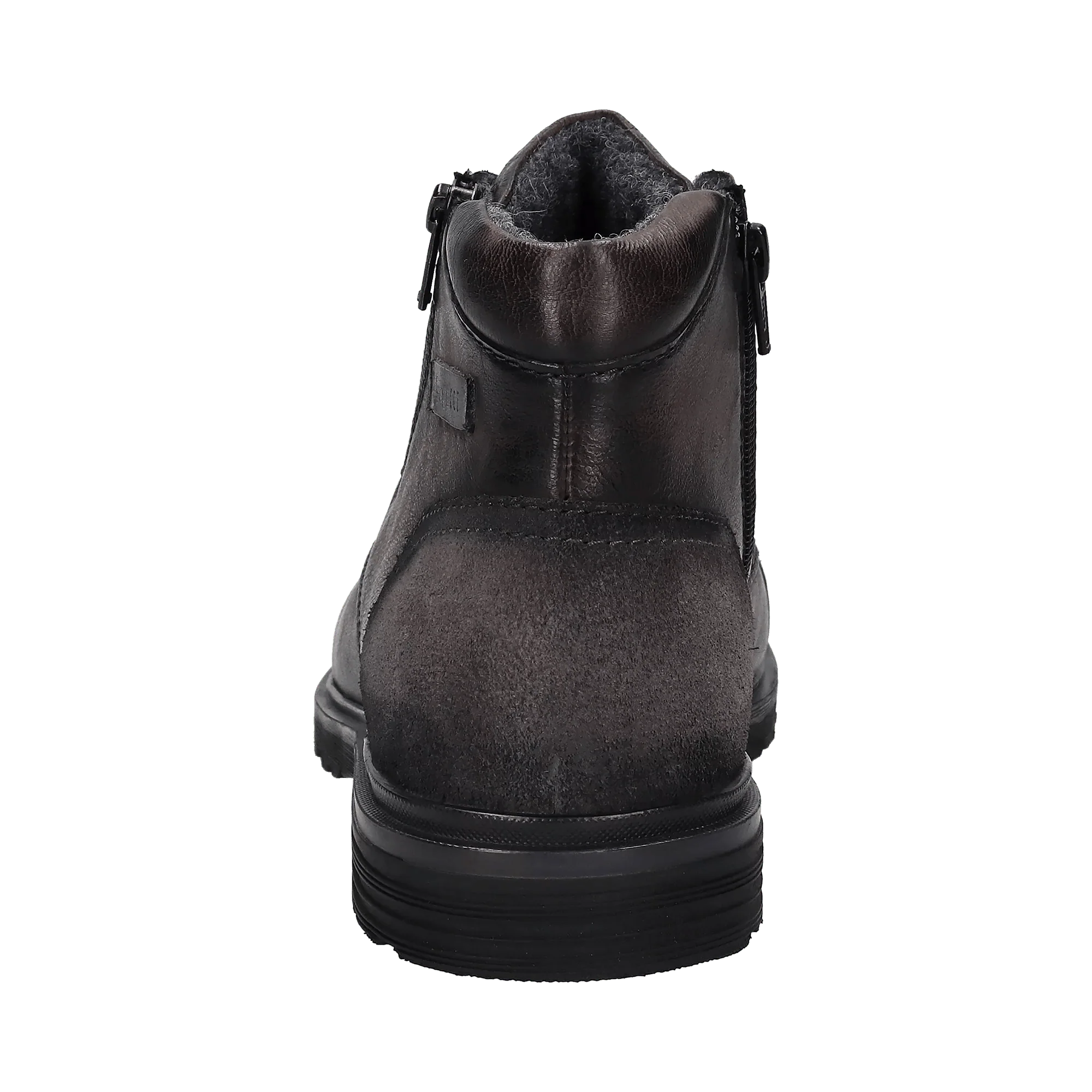 Leder Schnürstiefel dunkelgrau - Image 3