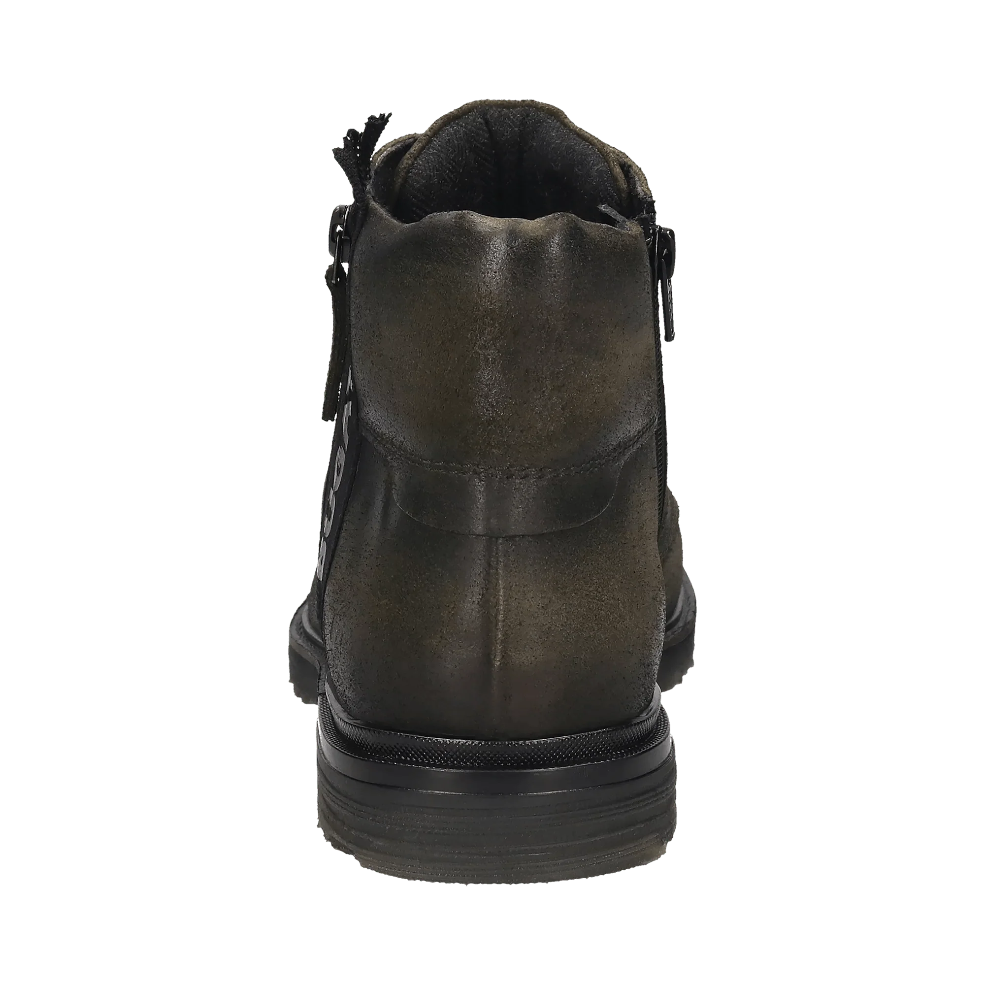 Leder Schnürstiefel dunkelgrün - Image 3
