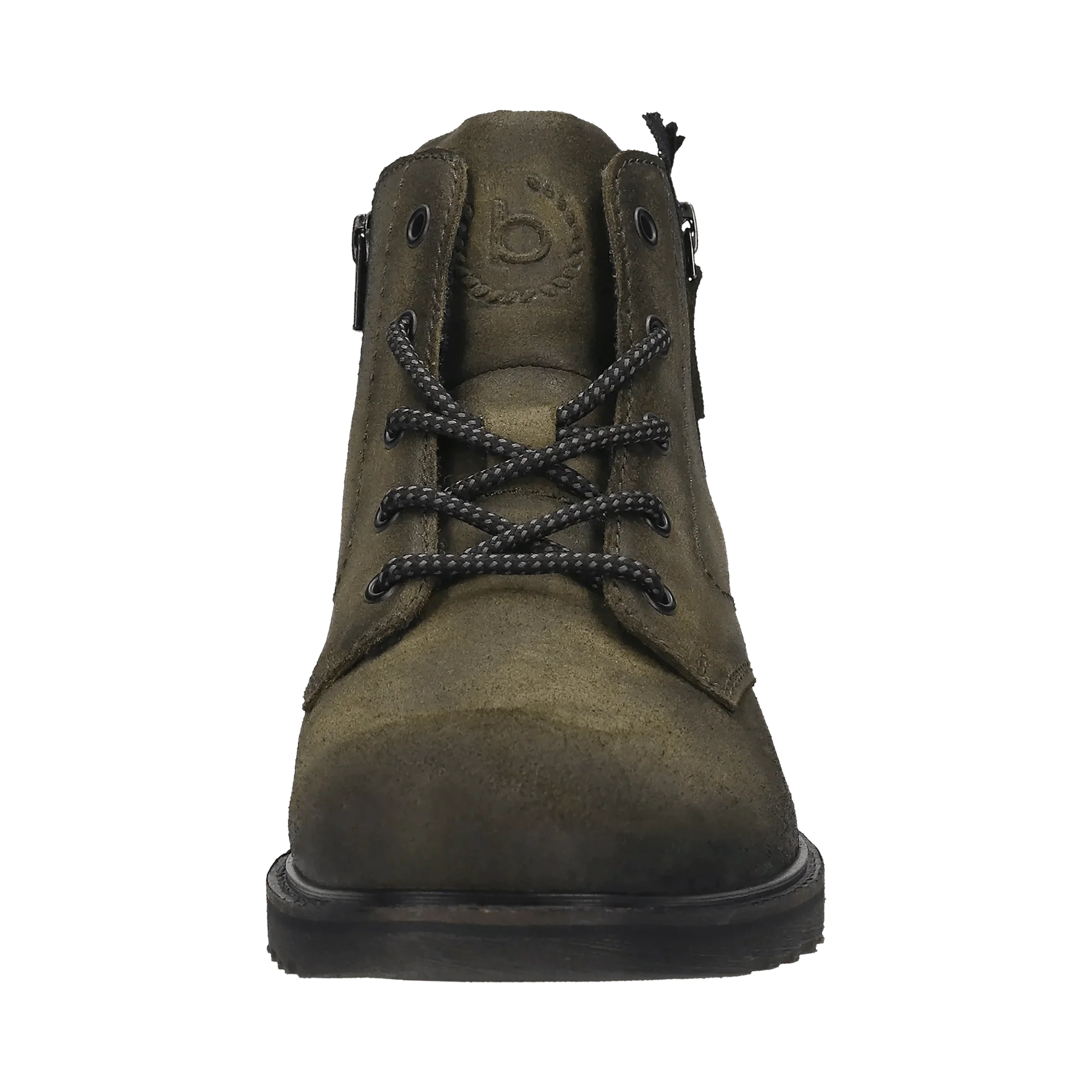 Leder Schnürstiefel dunkelgrün - Image 5