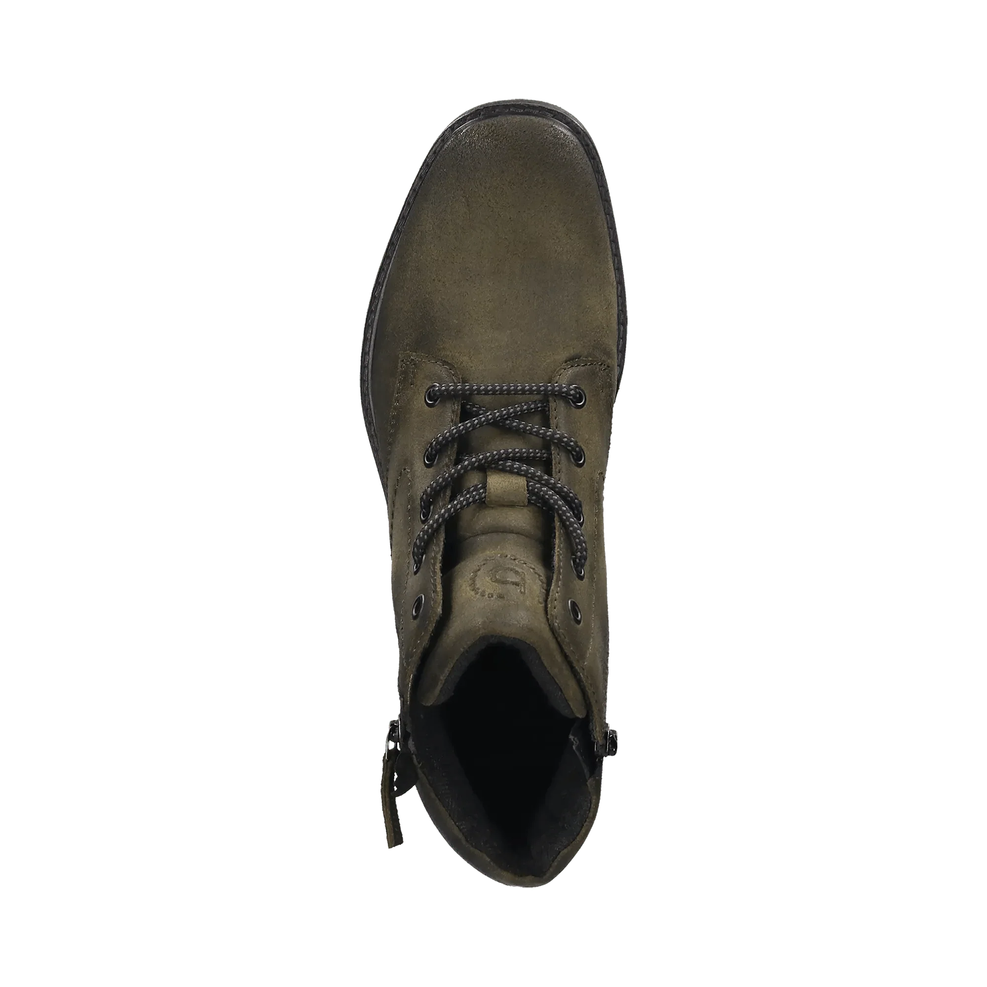 Leder Schnürstiefel dunkelgrün - Image 6