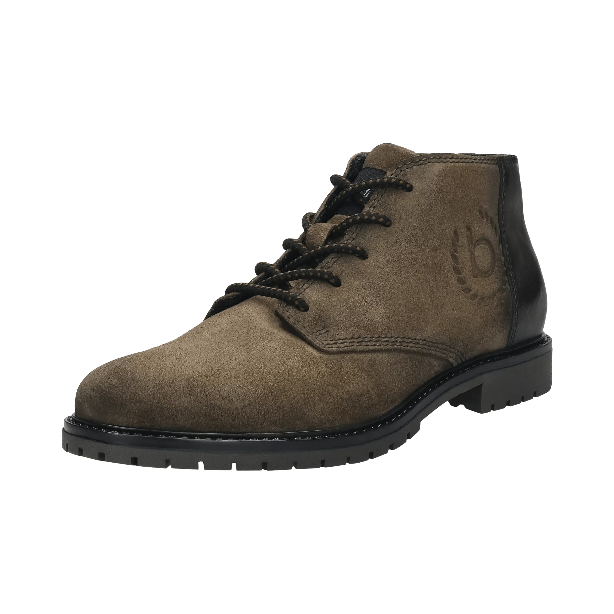 Leder Schnürstiefel dunkelgrün - Image 2