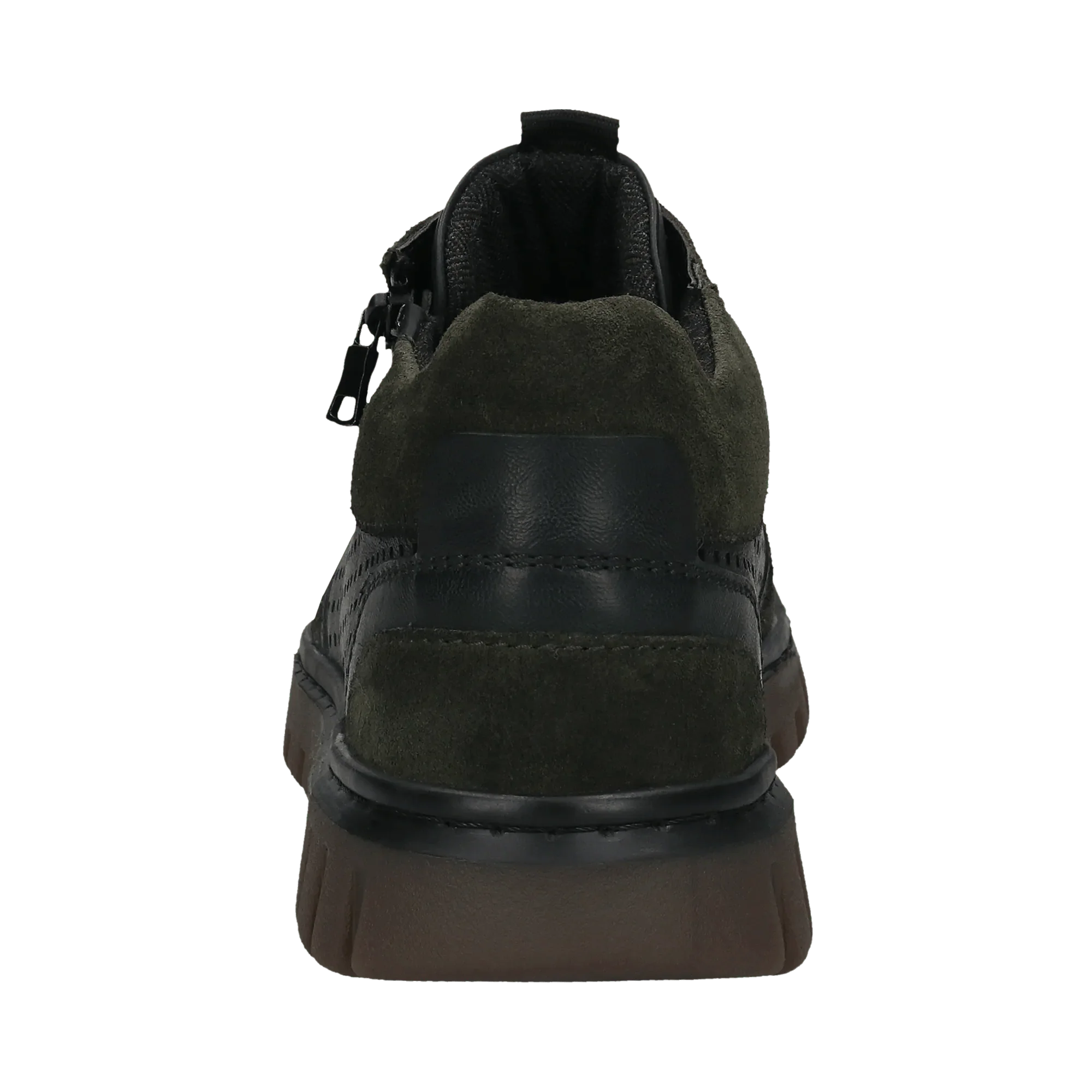 Leder Schnürstiefel dunkelgrün - Image 3