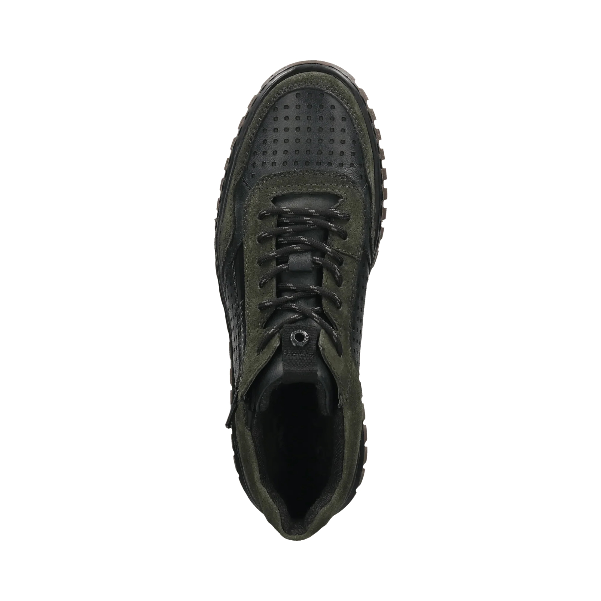 Leder Schnürstiefel dunkelgrün - Image 6