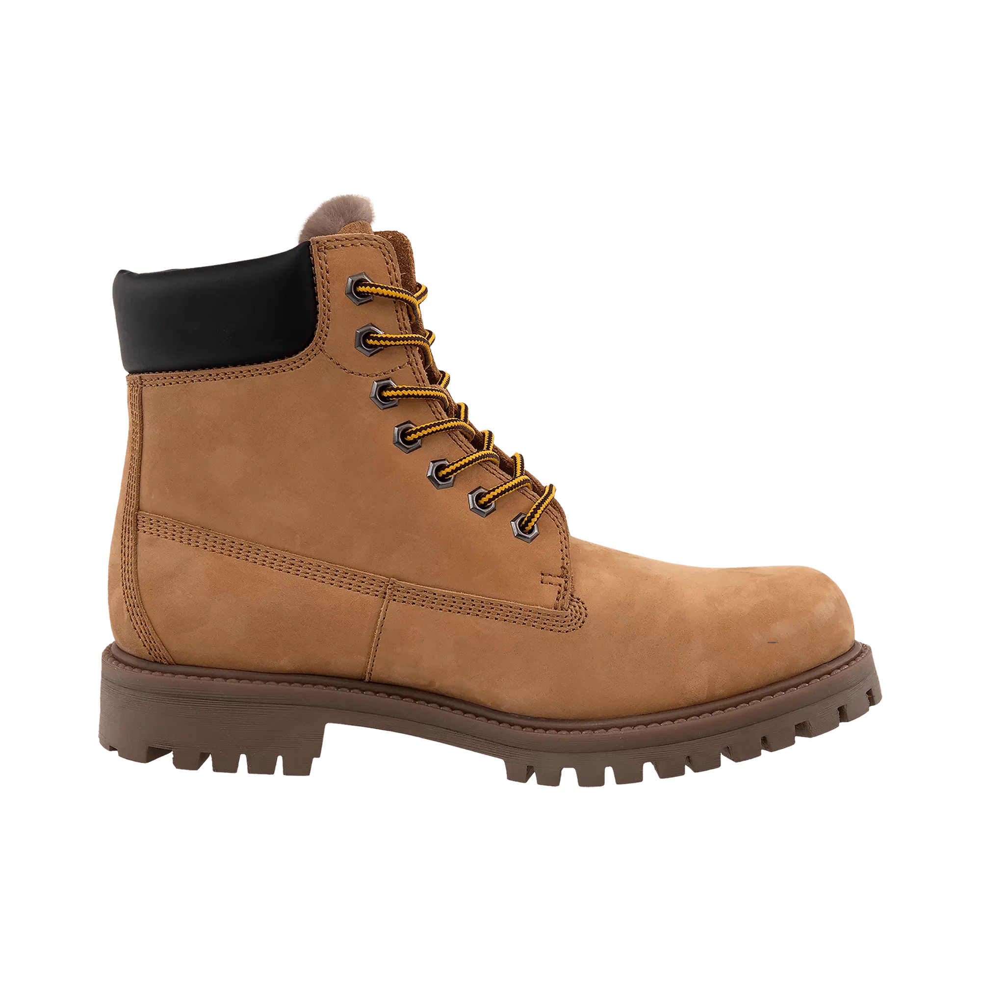 Leder Schnürstiefel gelb - Image 4