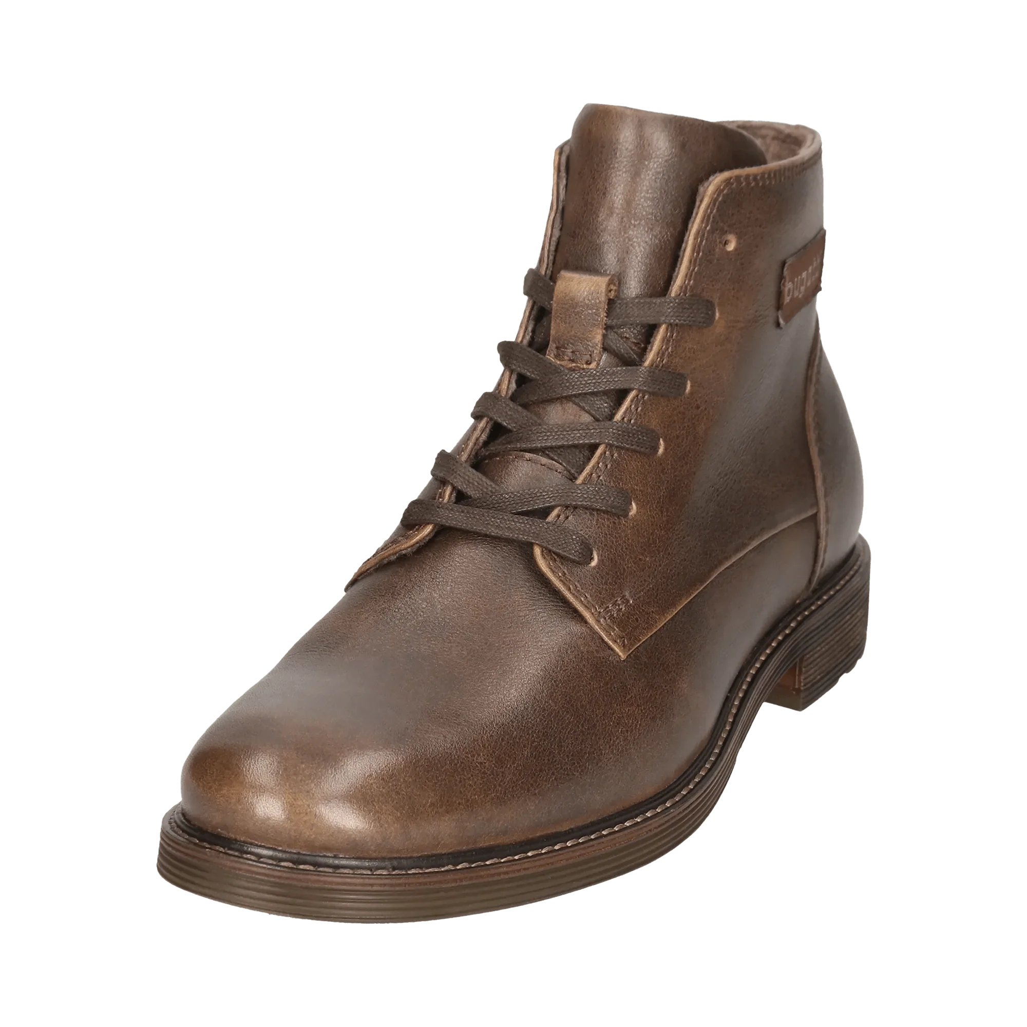 Leder Schnürstiefel mittelbraun - Image 2