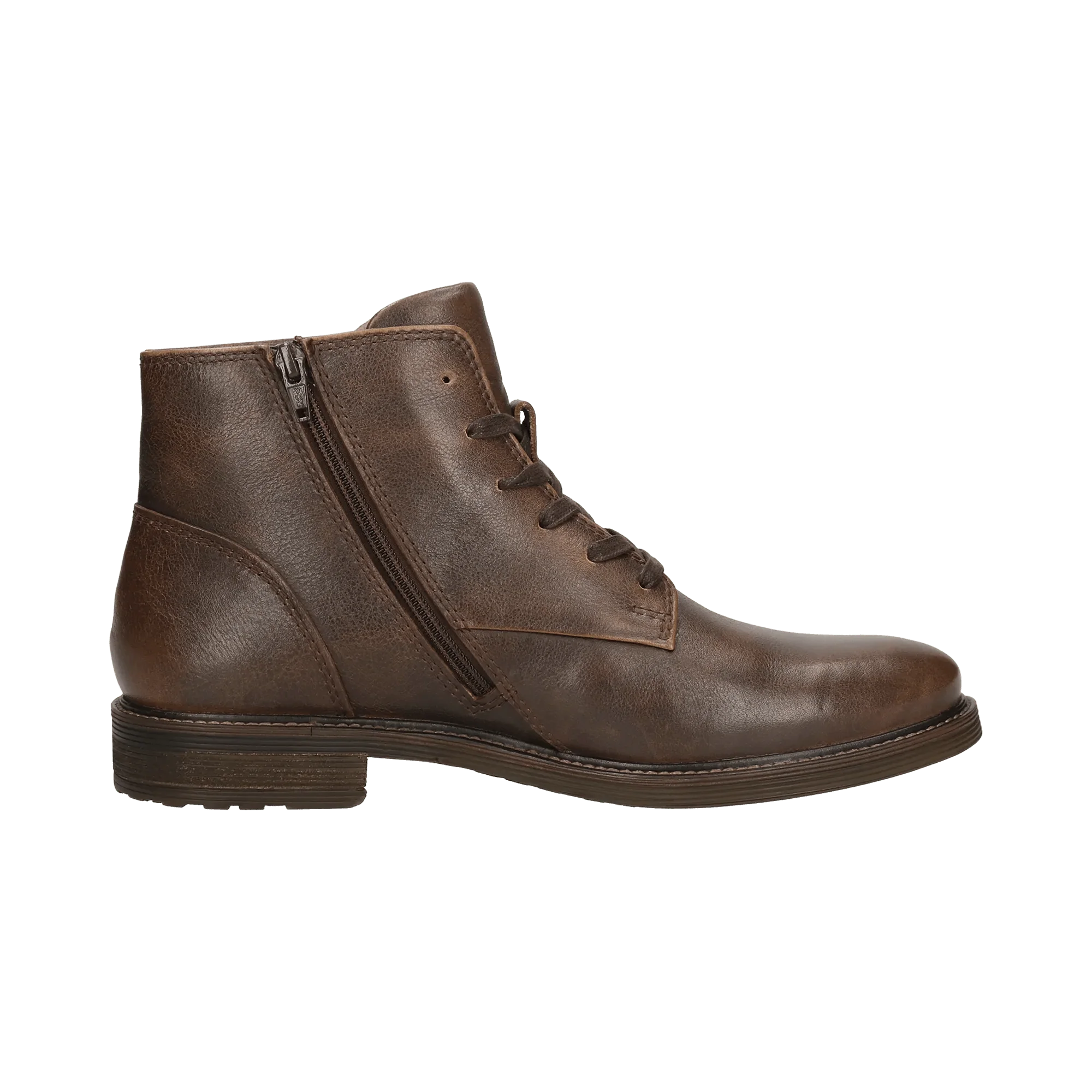 Leder Schnürstiefel mittelbraun - Image 4