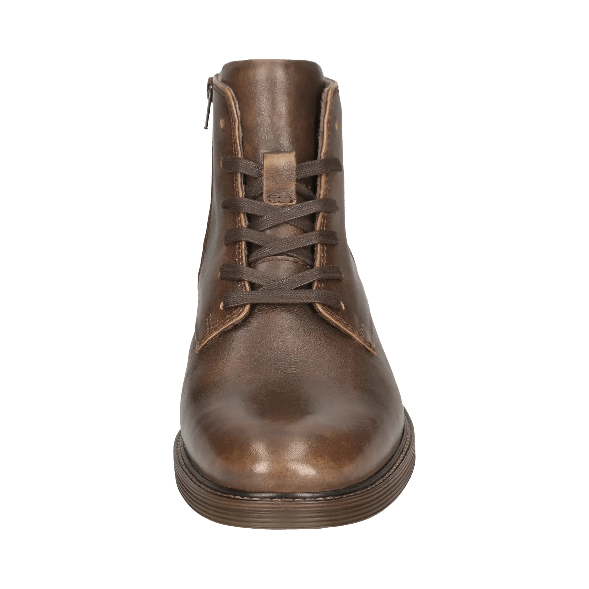 Leder Schnürstiefel mittelbraun - Image 5