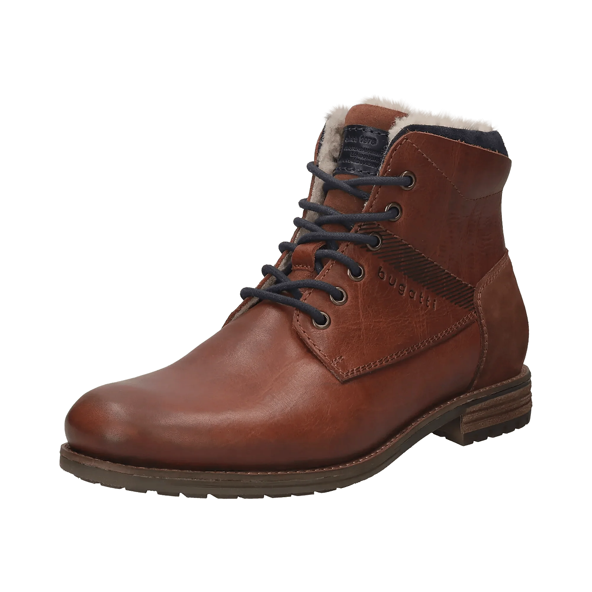 Leder Schnürstiefel mittelbraun - Image 2