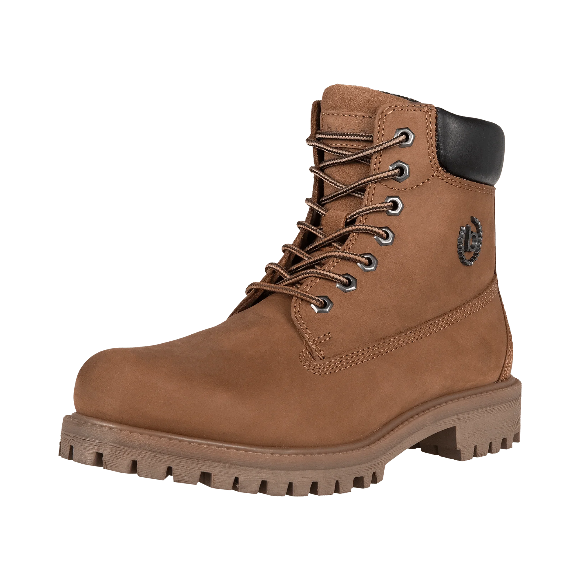 Leder Schnürstiefel mittelbraun - Image 2
