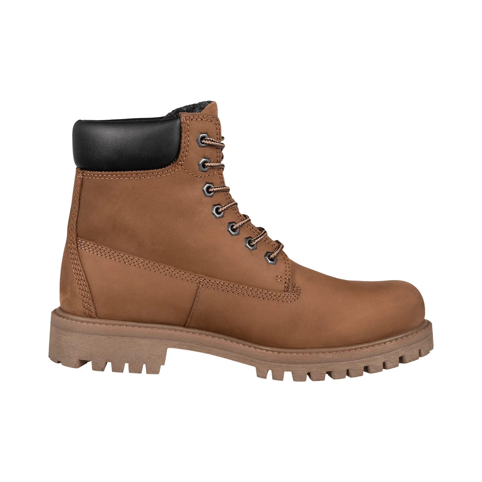 Leder Schnürstiefel mittelbraun - Image 4
