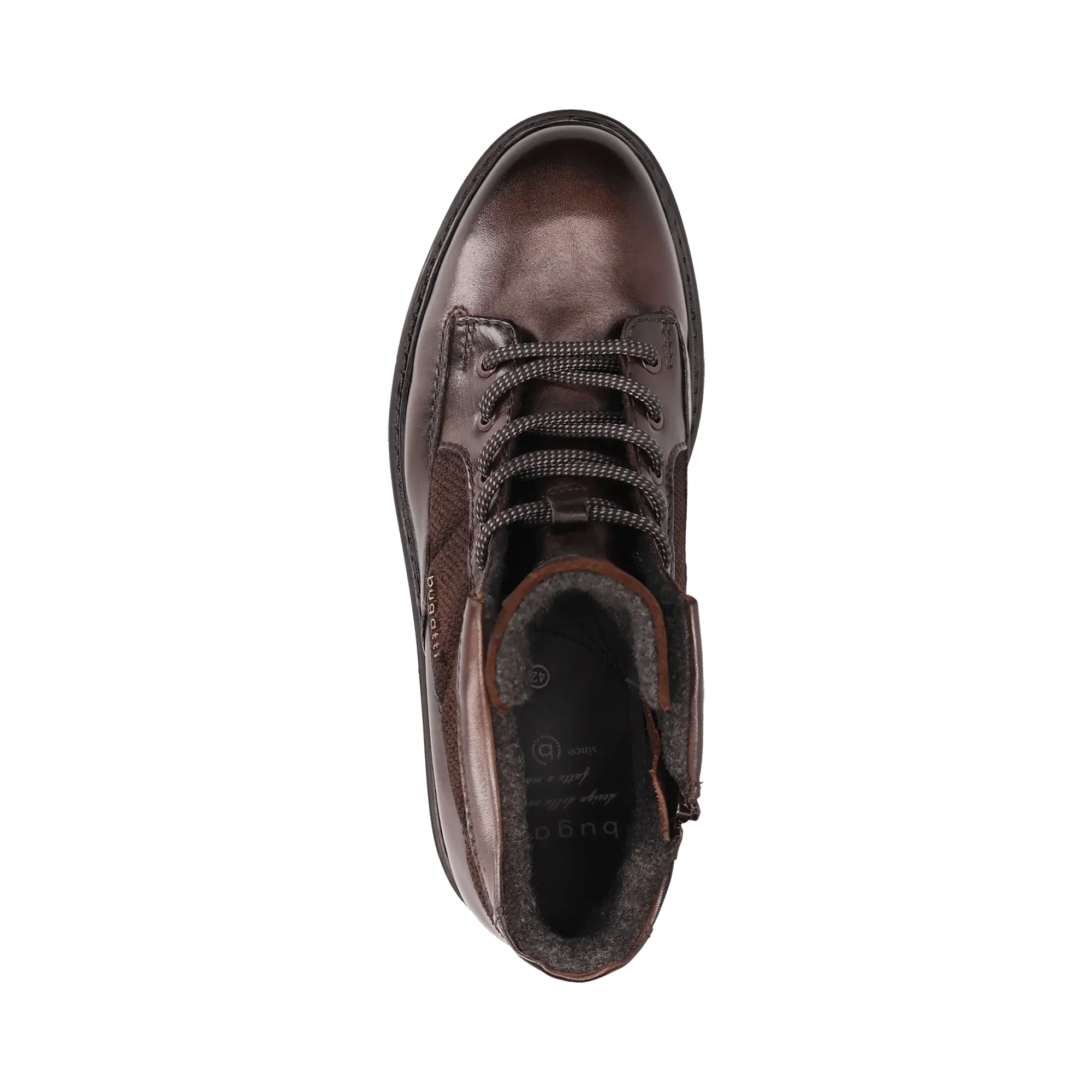 Leder Schnürstiefel mittelbraun - Image 6