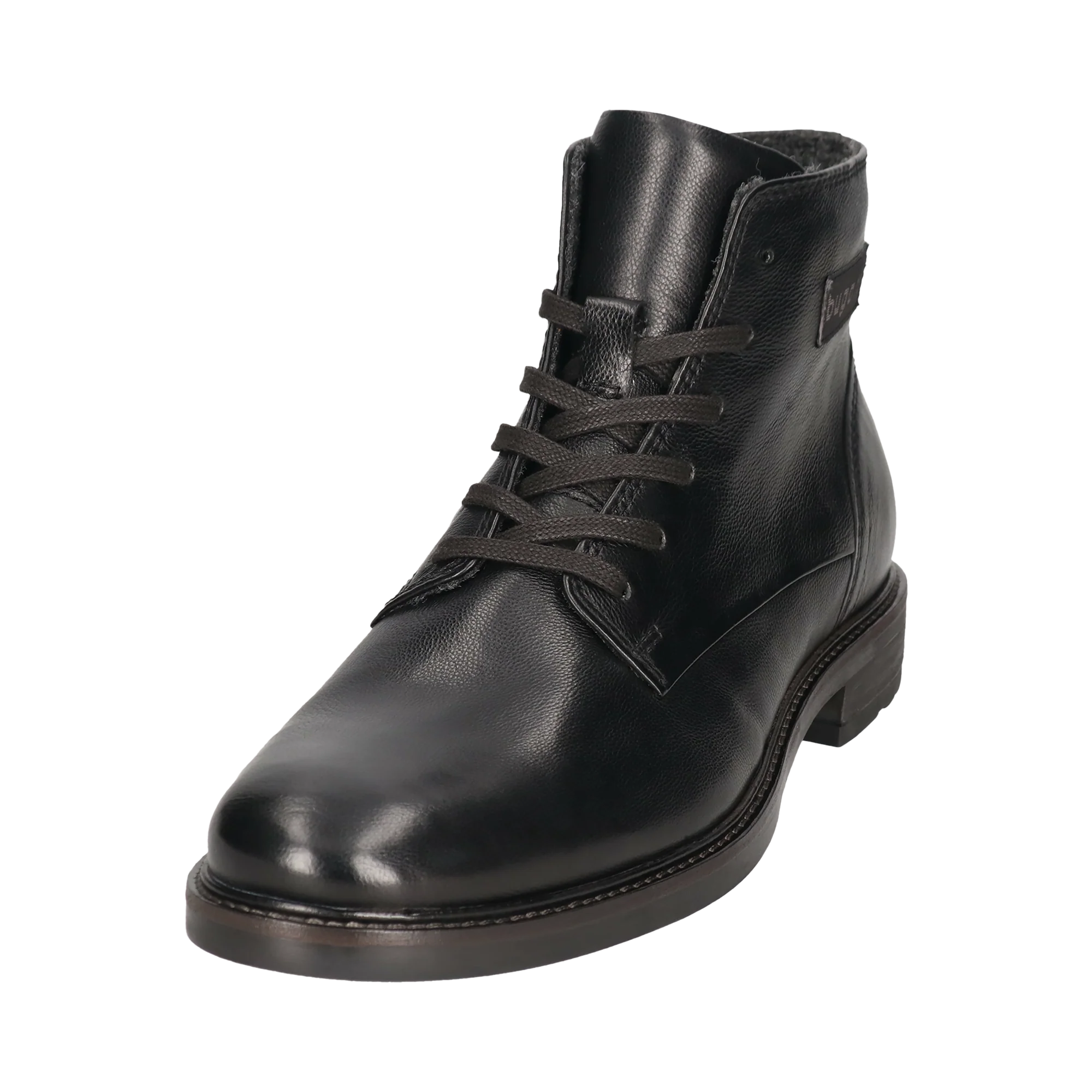 Leder Schnürstiefel schwarz - Image 2