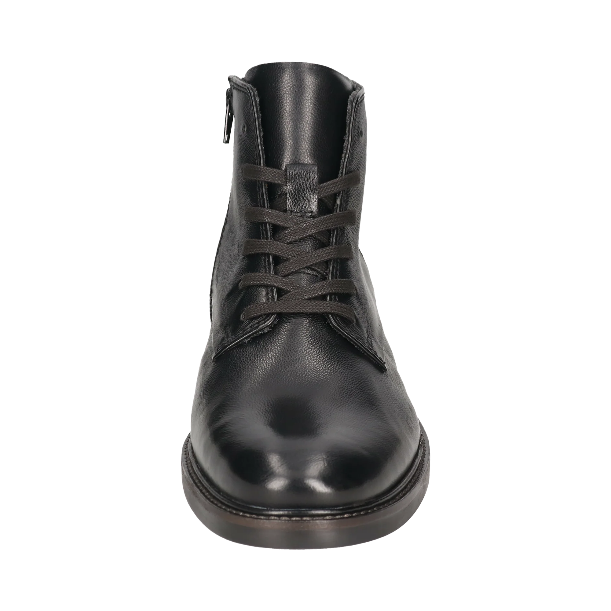 Leder Schnürstiefel schwarz - Image 5