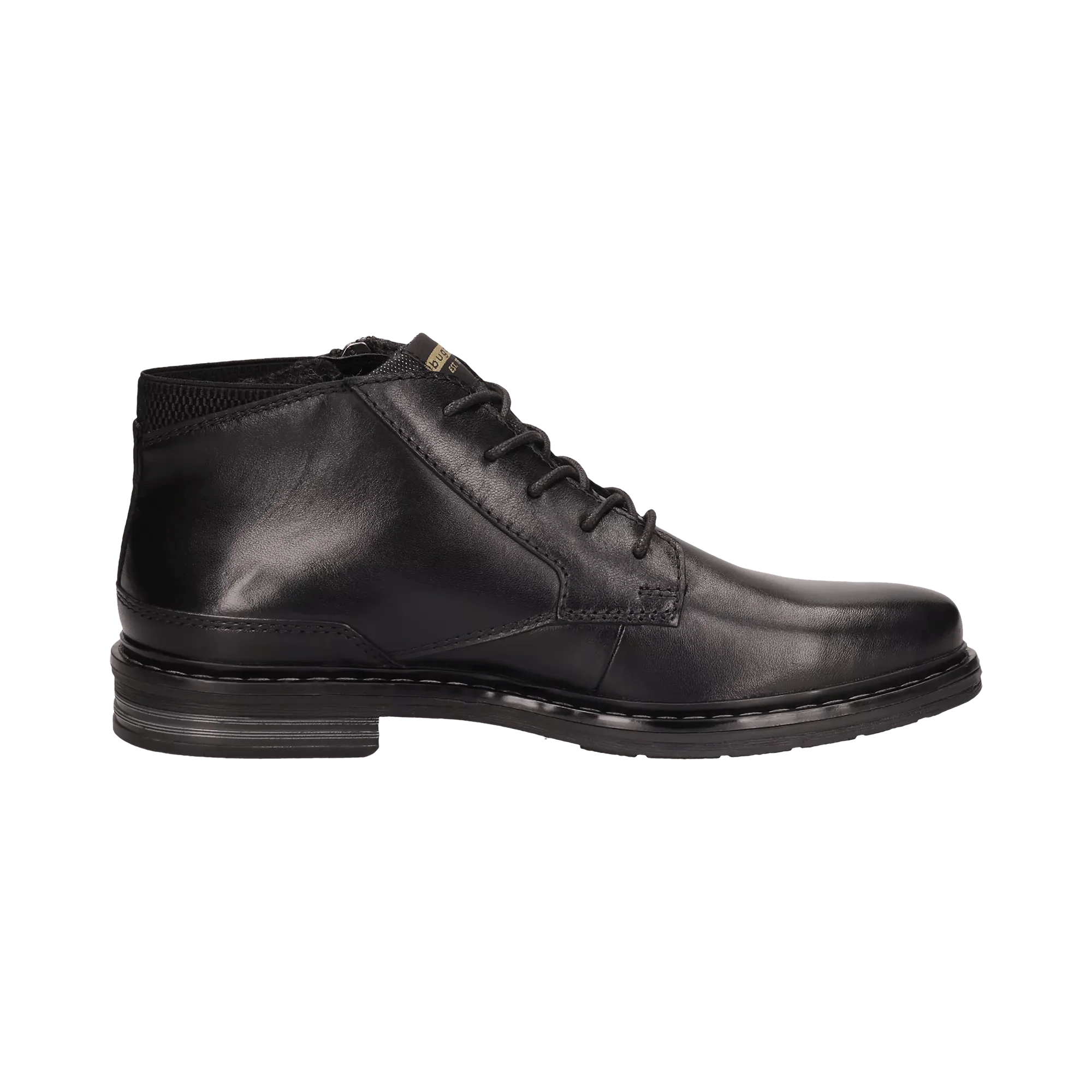 Leder Schnürstiefel schwarz - Image 4